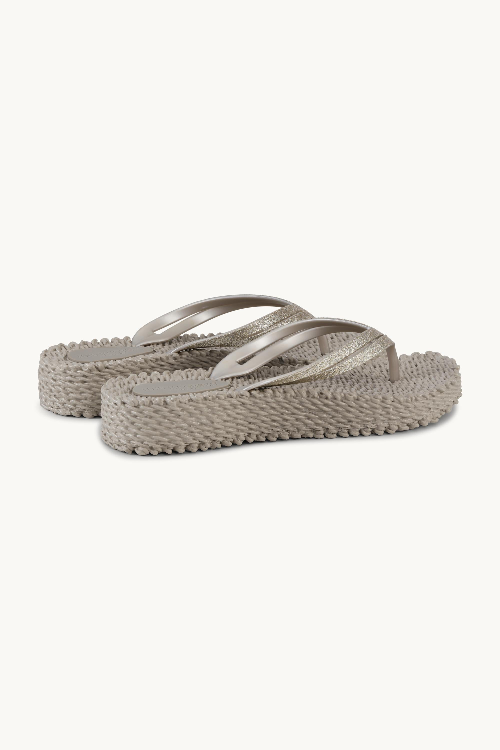 Platform Flip-flops Glitter - Atmosphere