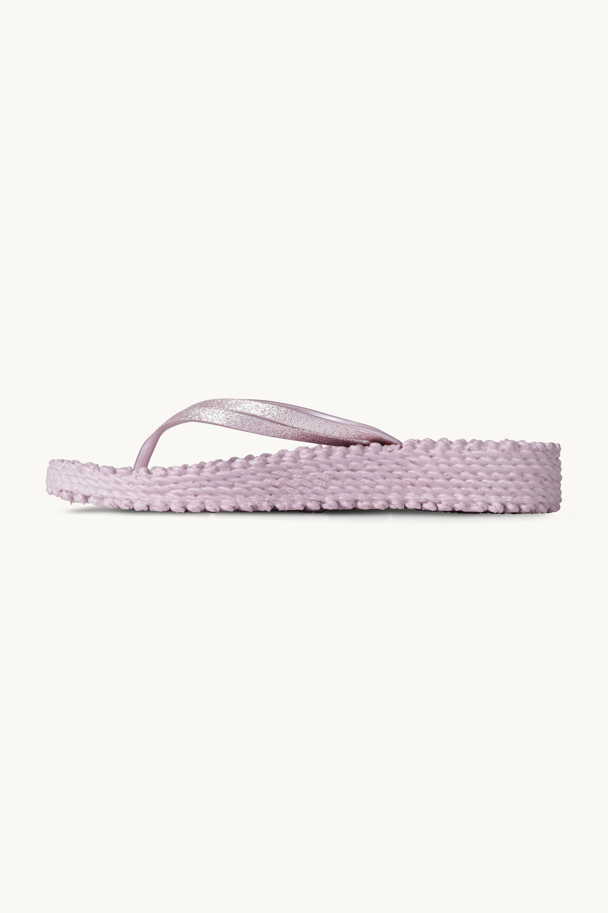 Platform Flip-flops Glitter - Mauve Shadows