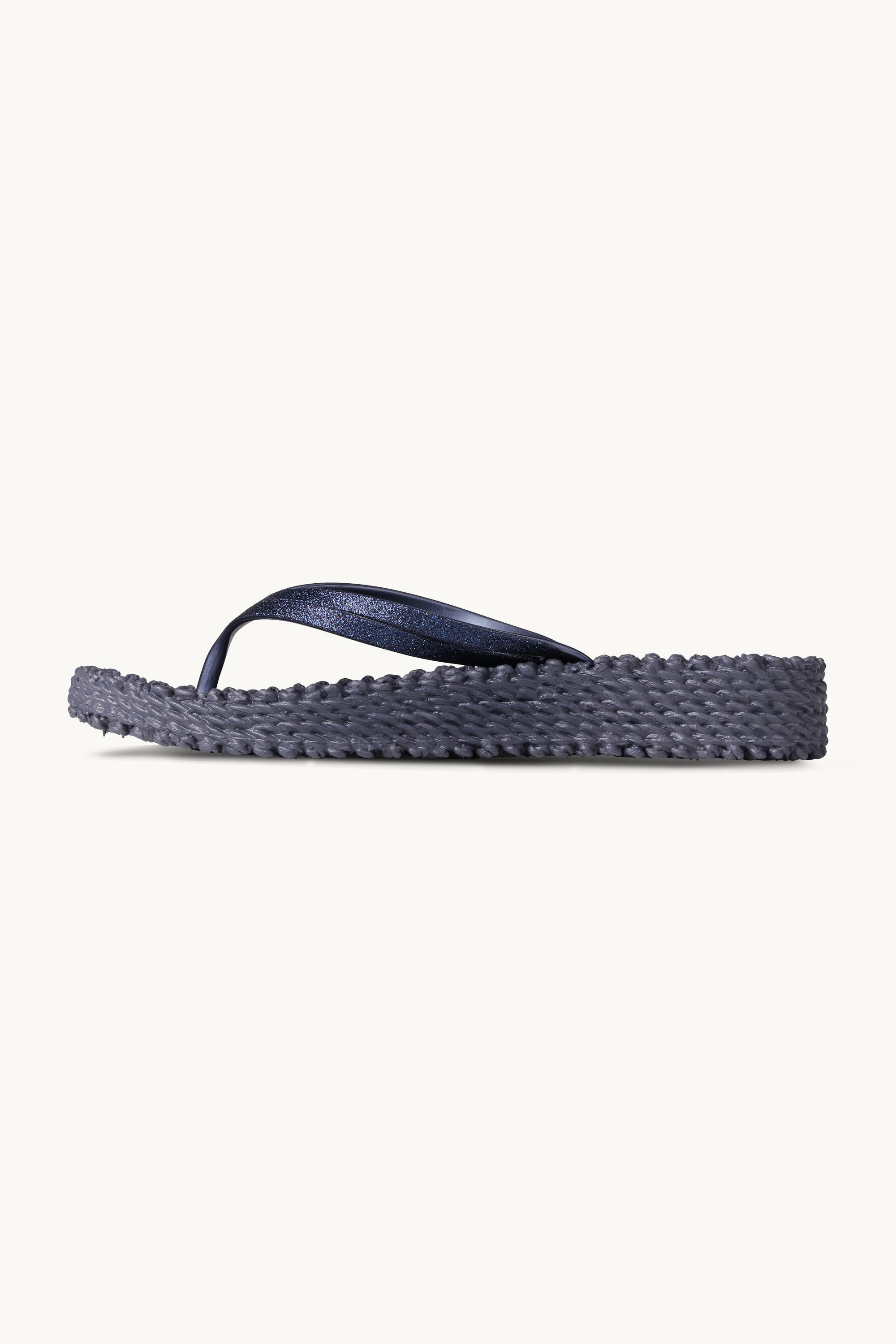 Platform Flip-flops Glitter - Ombre Blue