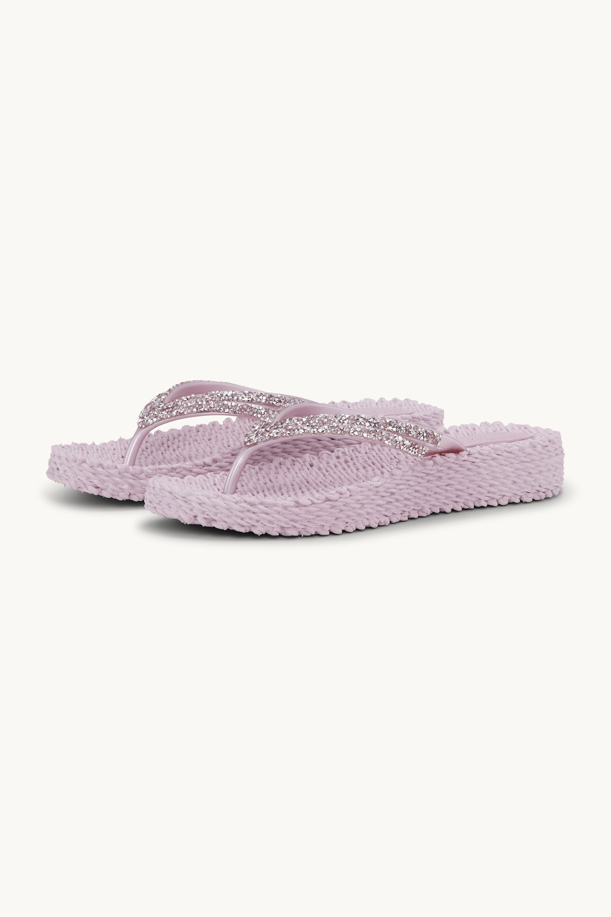Platform Flip-flops Glittersten - Mauve Shadows