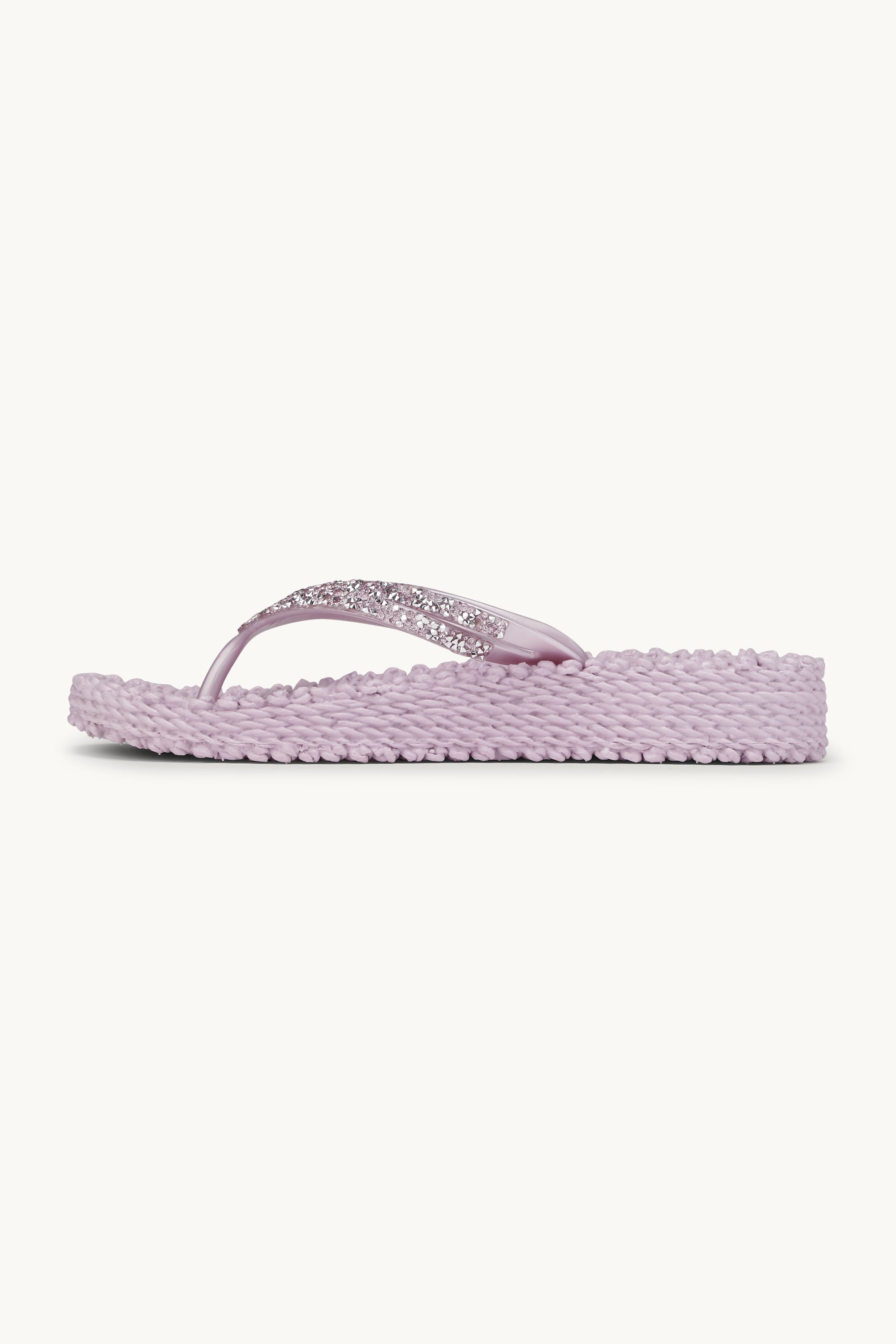 Platform Flip-flops Glittersten - Mauve Shadows