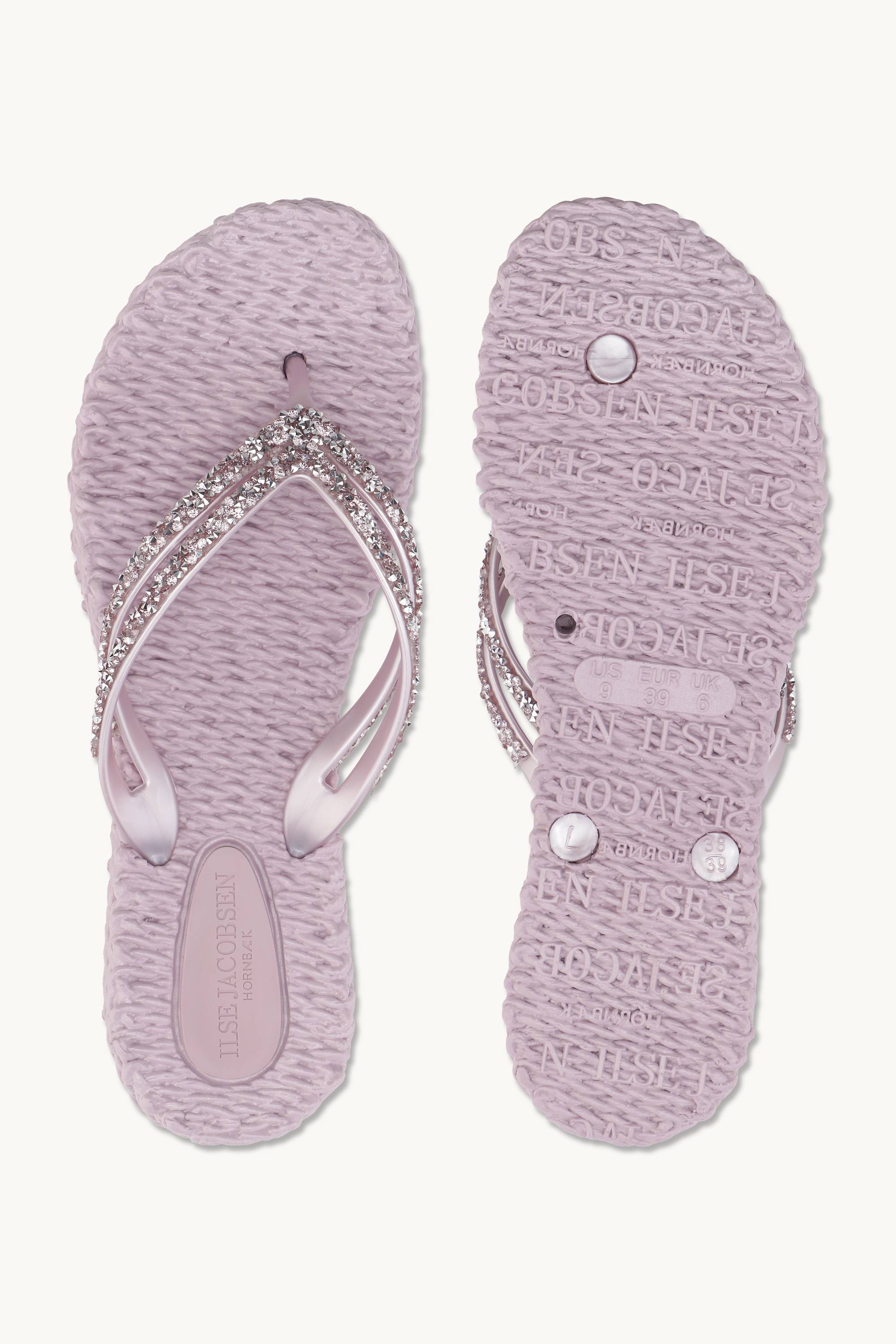 Platform Flip-flops Glittersten - Mauve Shadows