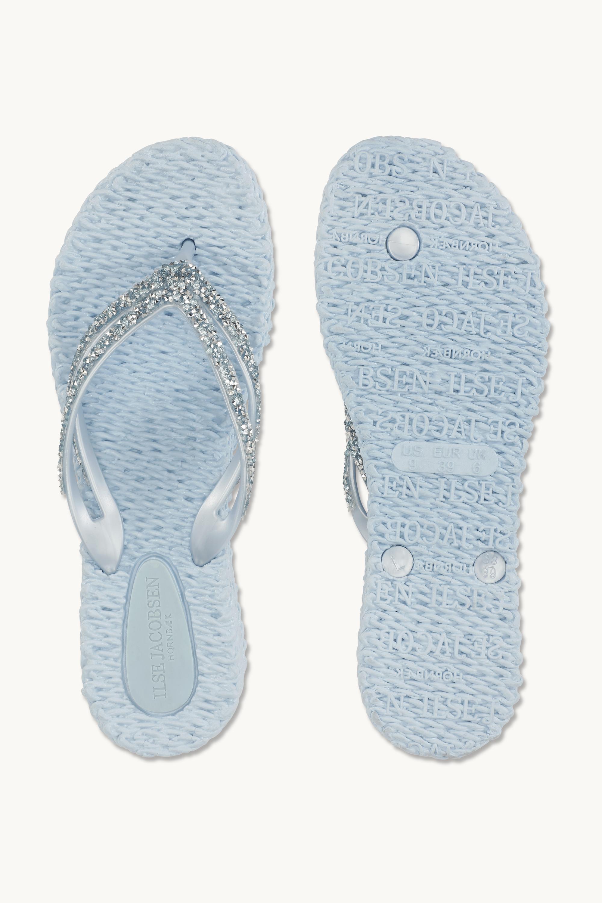 Platform Flip-flops Glittersten - Blue Bell
