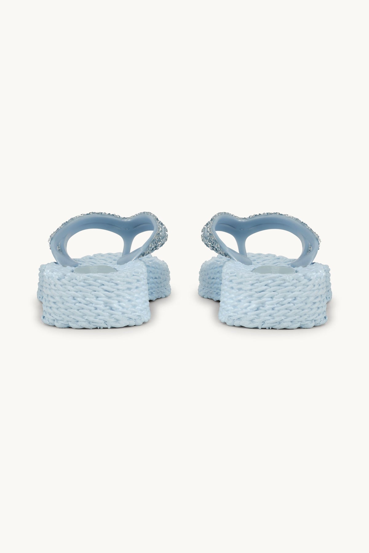 Platform Flip-flops Glittersten - Blue Bell