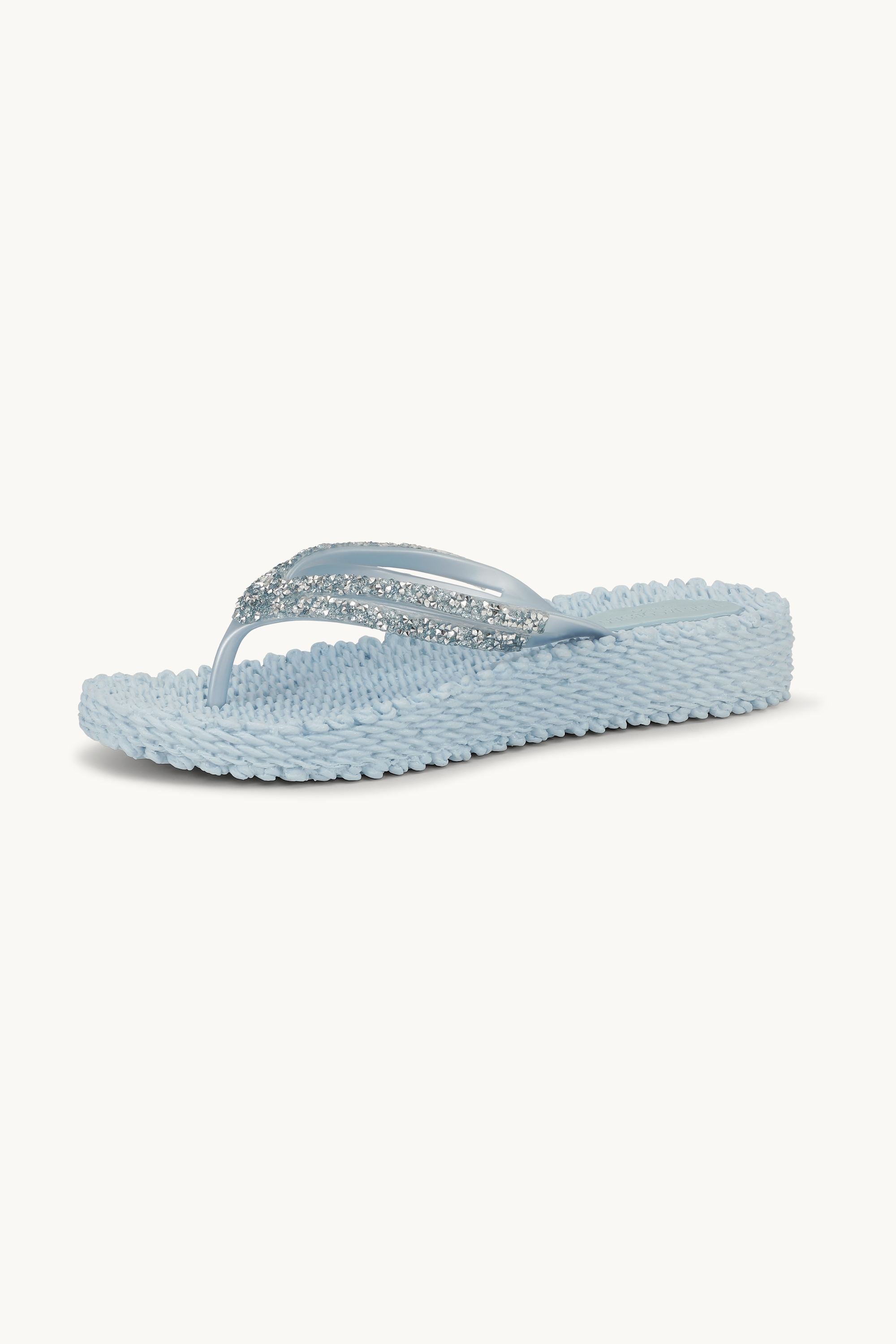 Platform Flip-flops Glittersten - Blue Bell