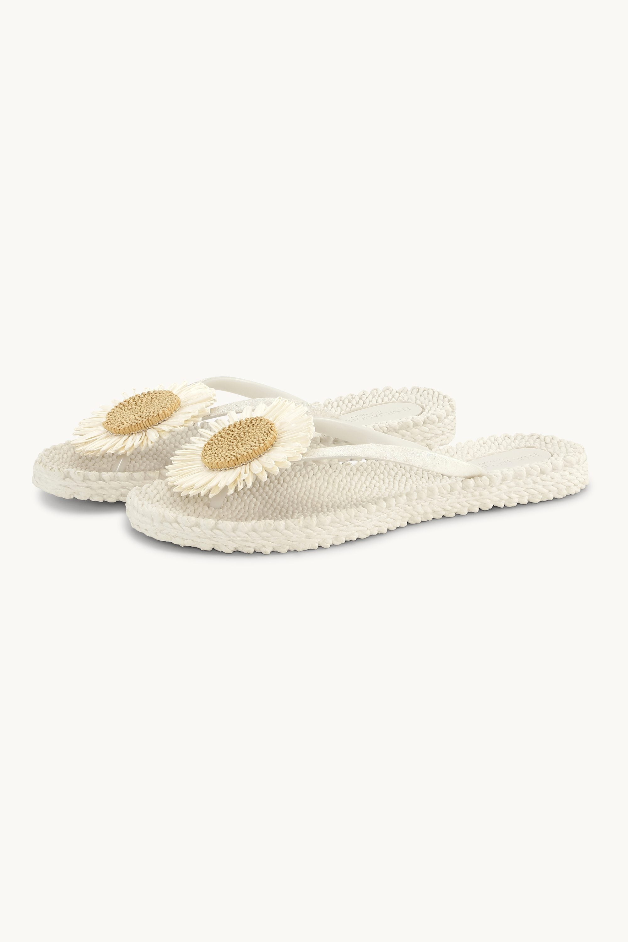Flip-flops Blomma - Creme