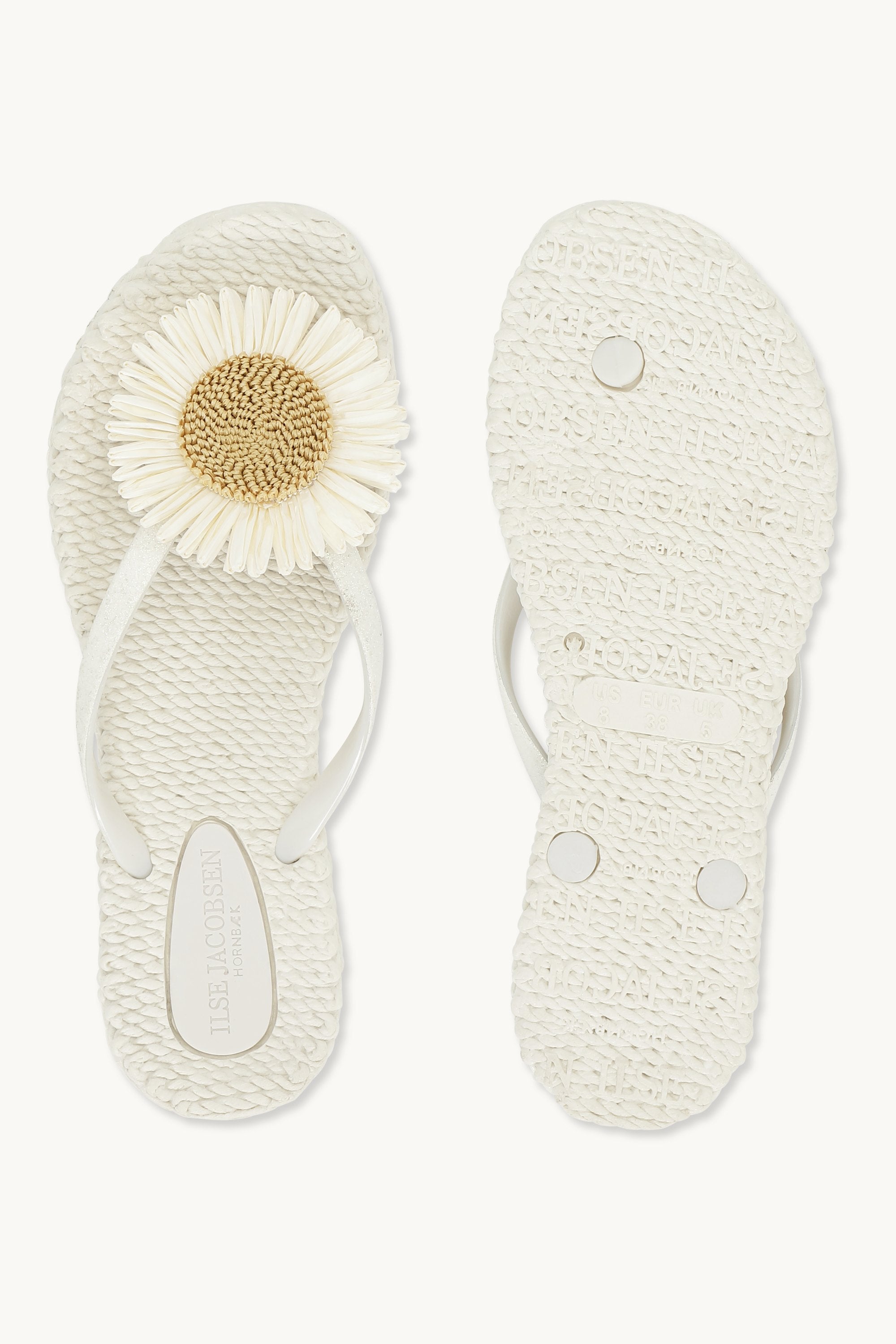 Flip-flops Blomma - Creme