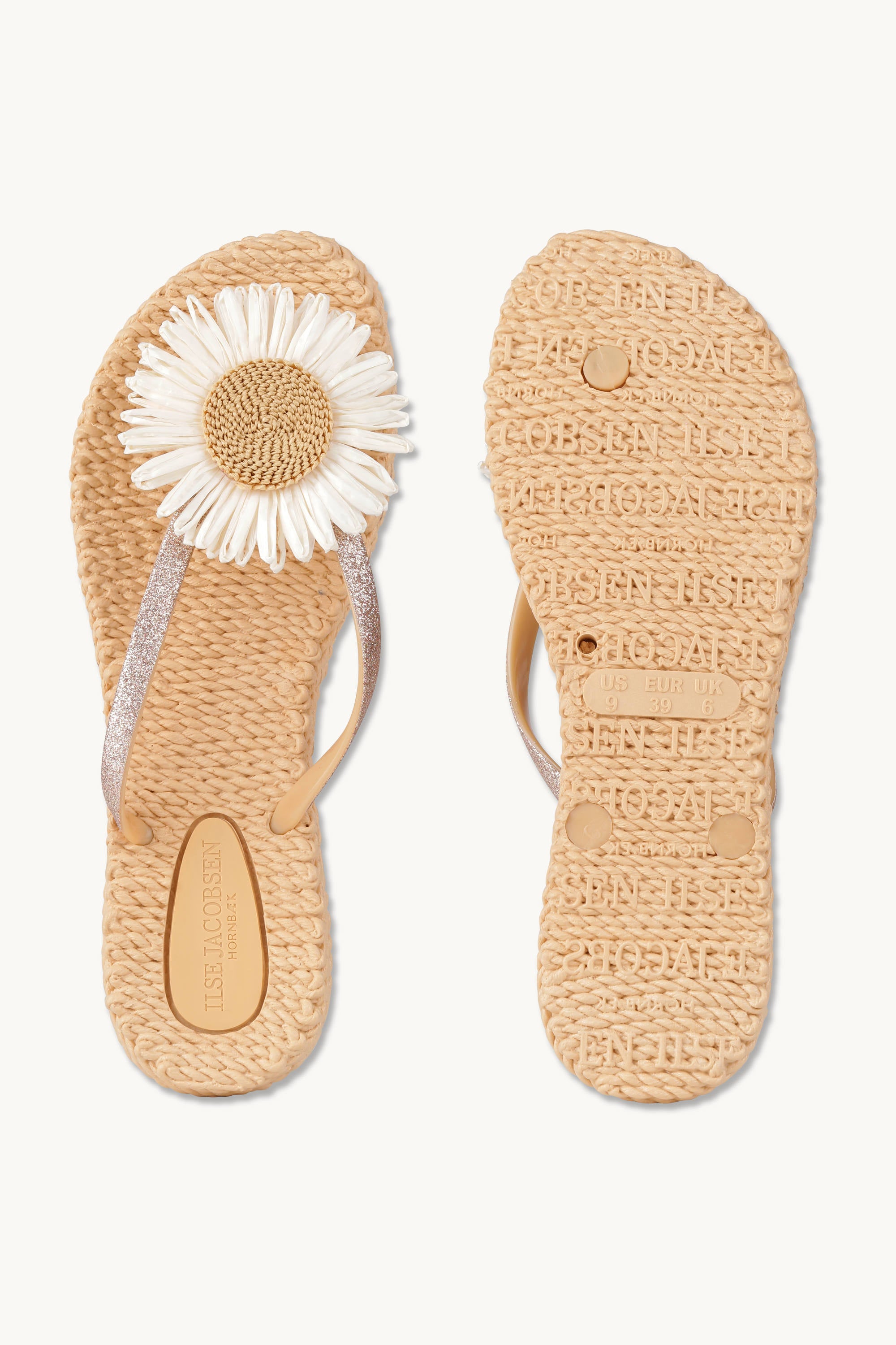 Flip-flops Blomma - Beige