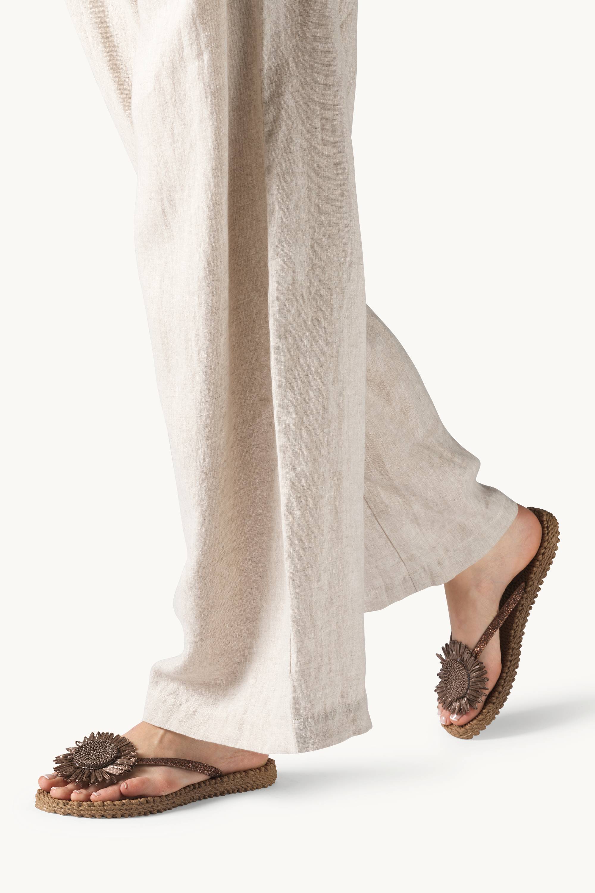Flip-flops Blomma - Mocca