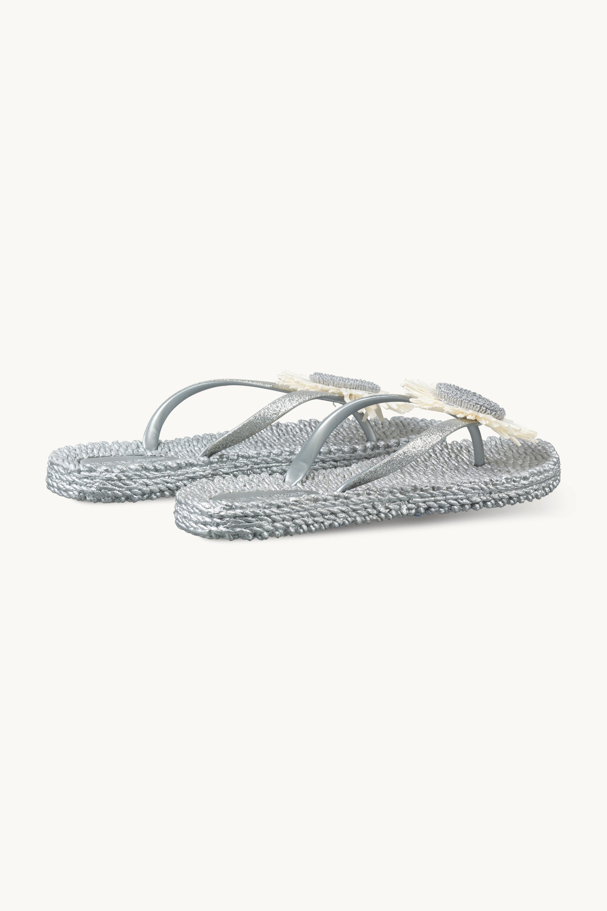 Flip-flops Blomma - Silver
