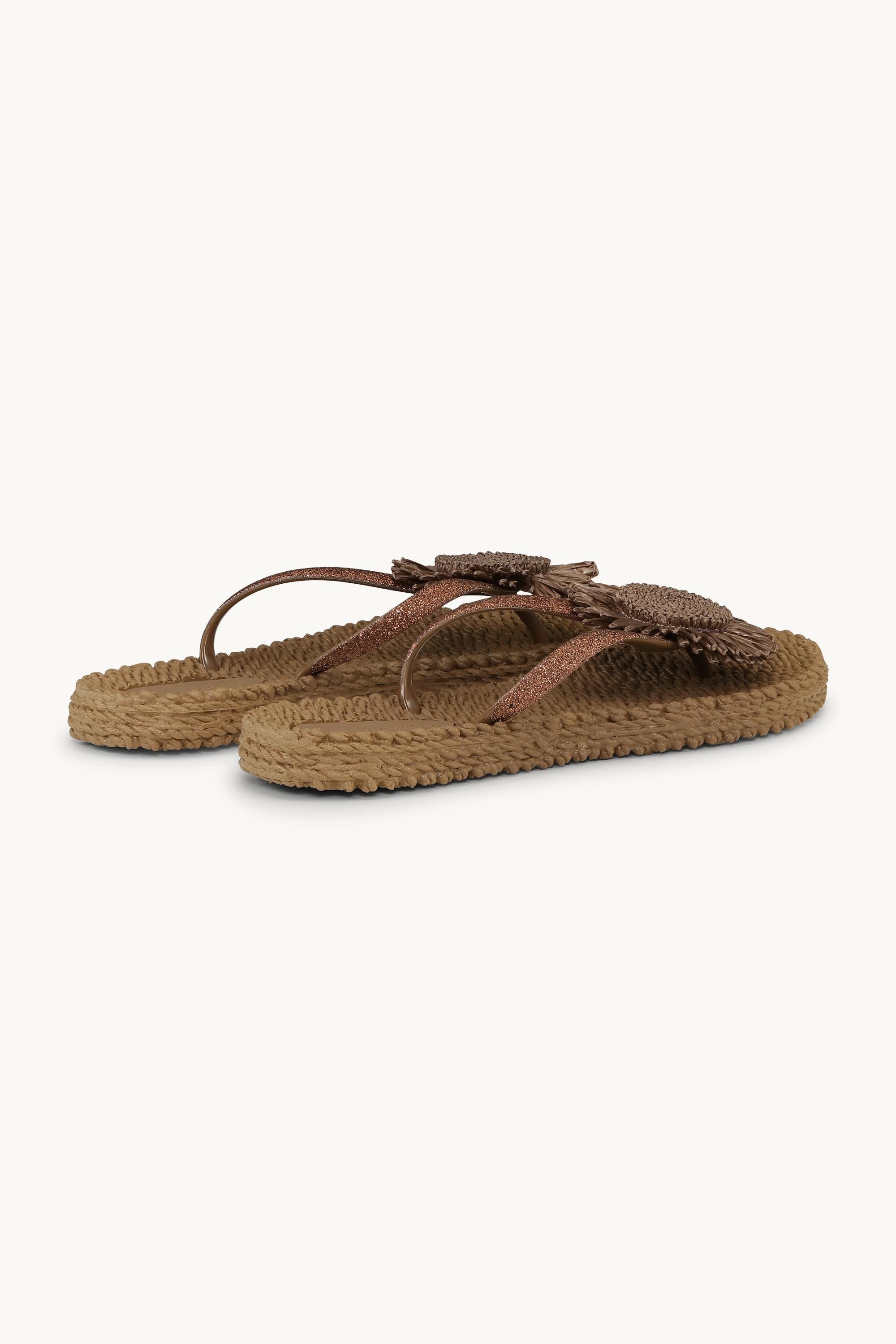 Flip-flops Blomma - Mocca