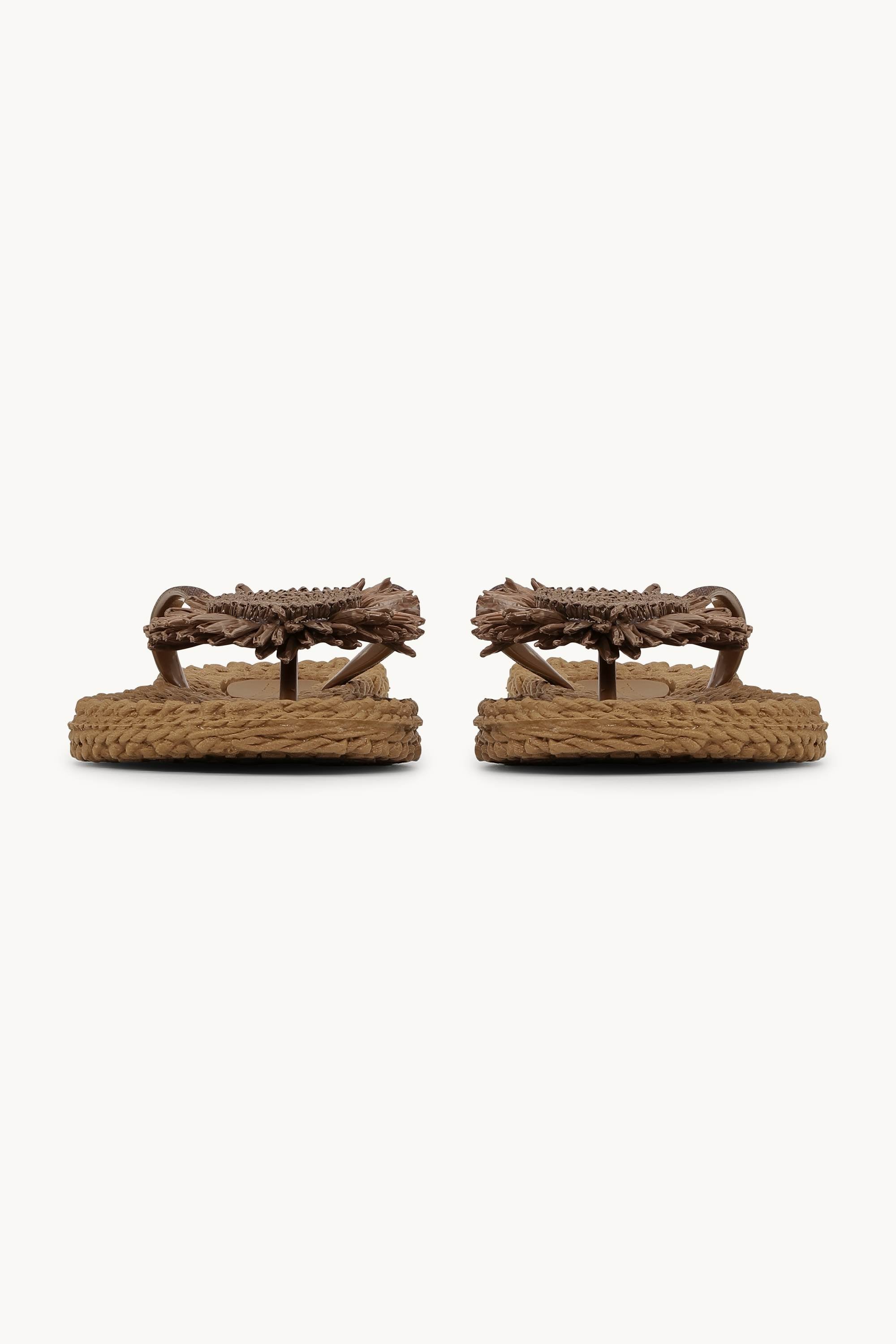 Flip-flops Blomma - Mocca