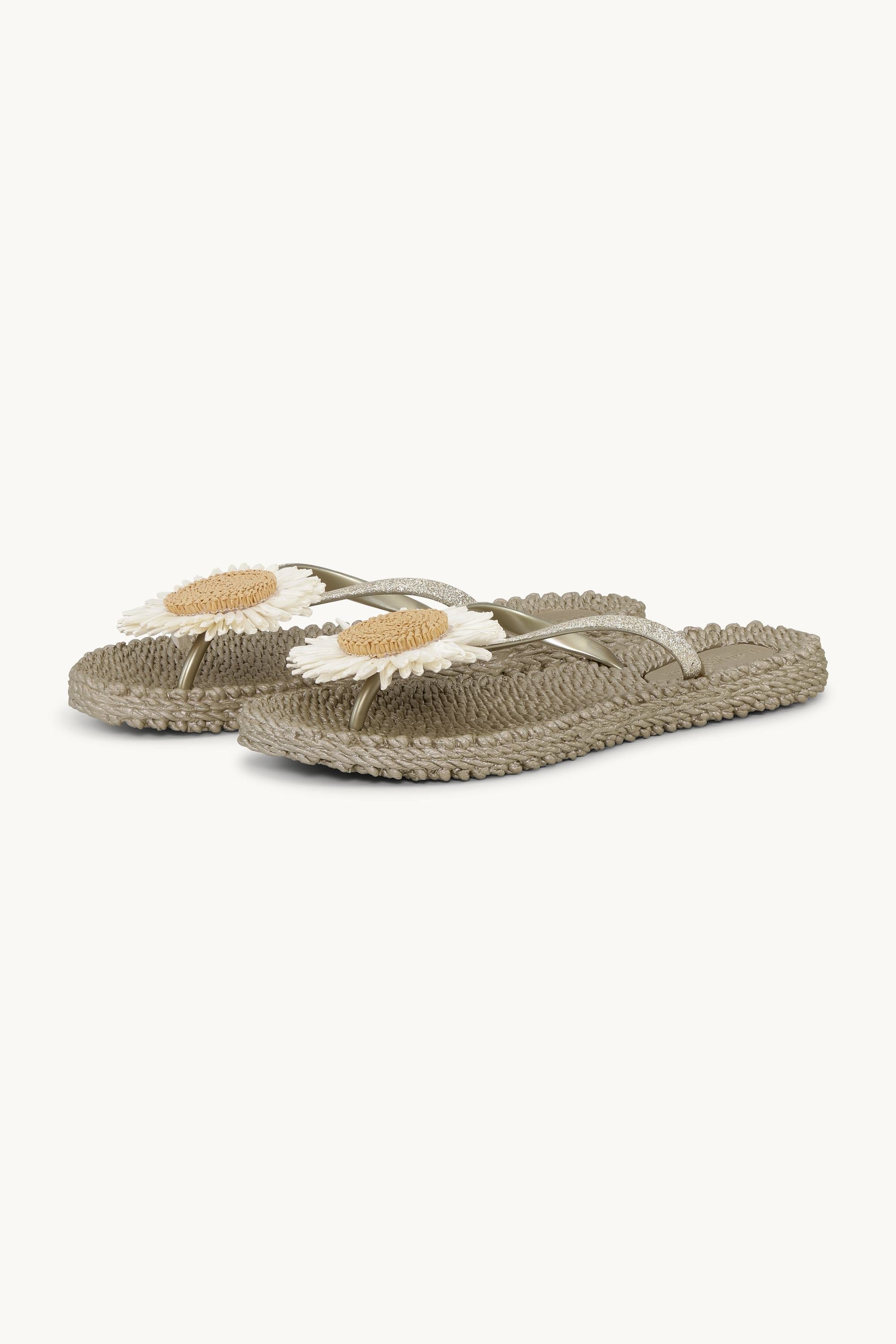 Flip-flops Blomma - Platin