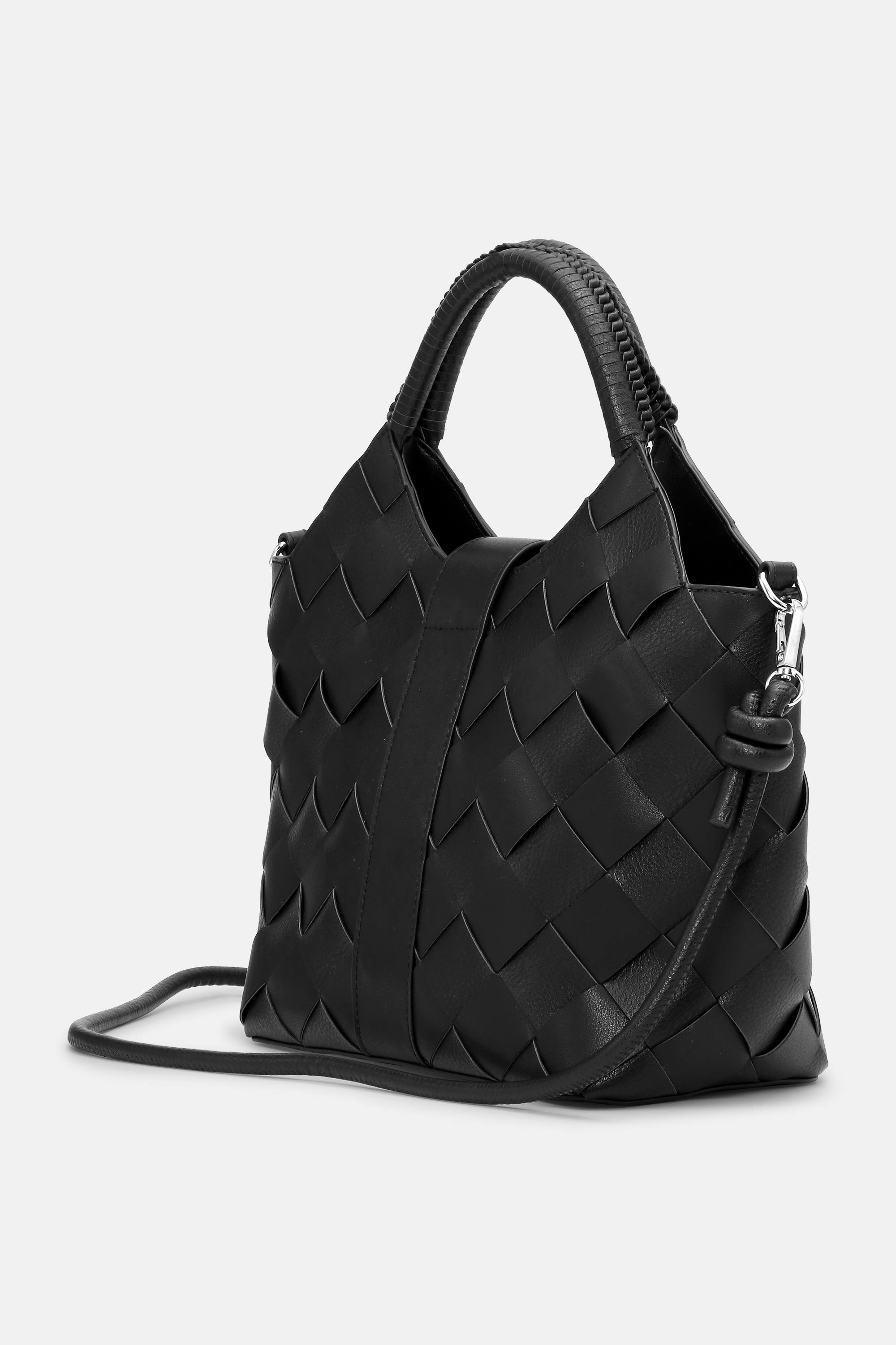 Braided Handbag - Black