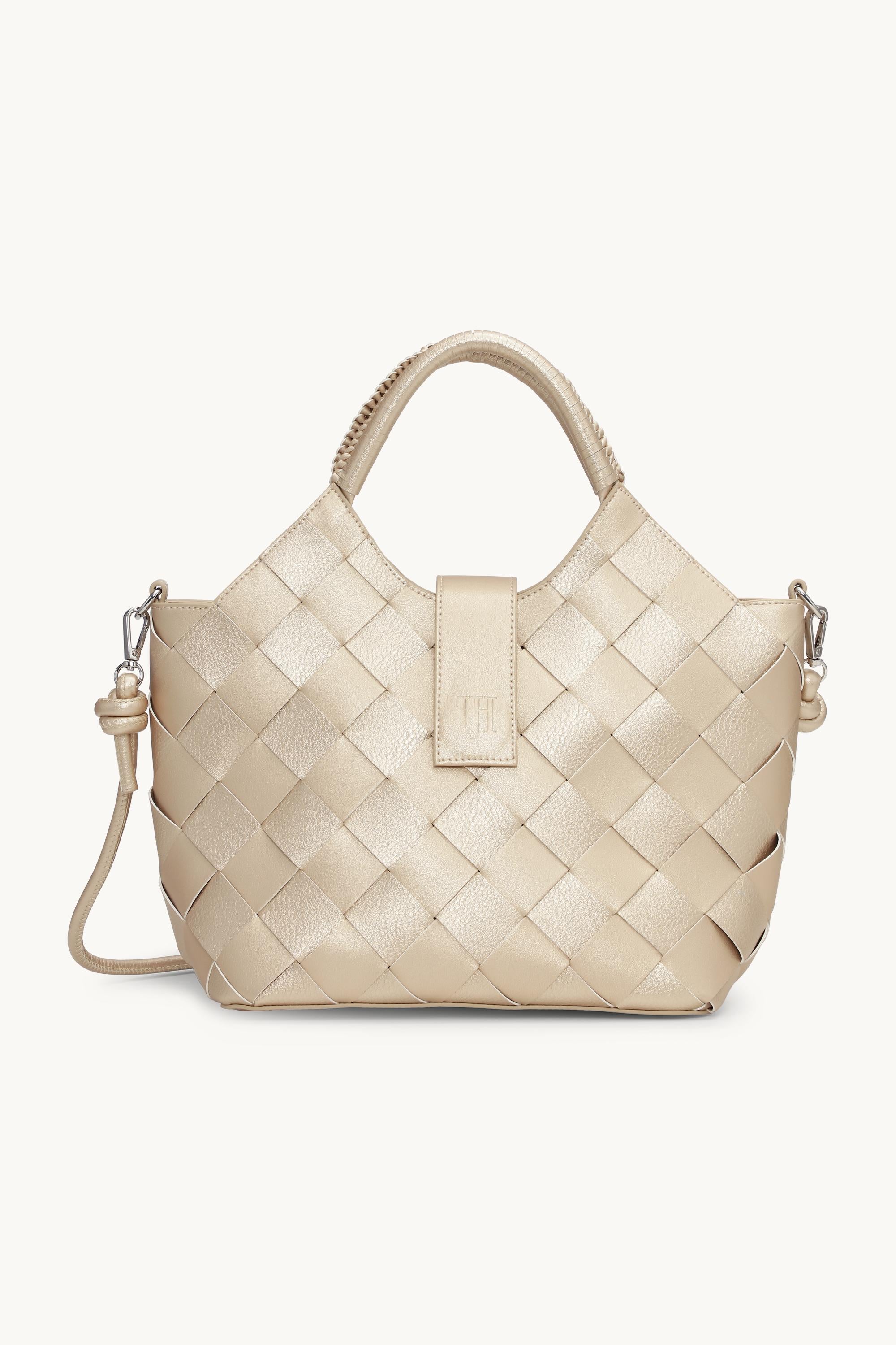Braided Handbag - Platin