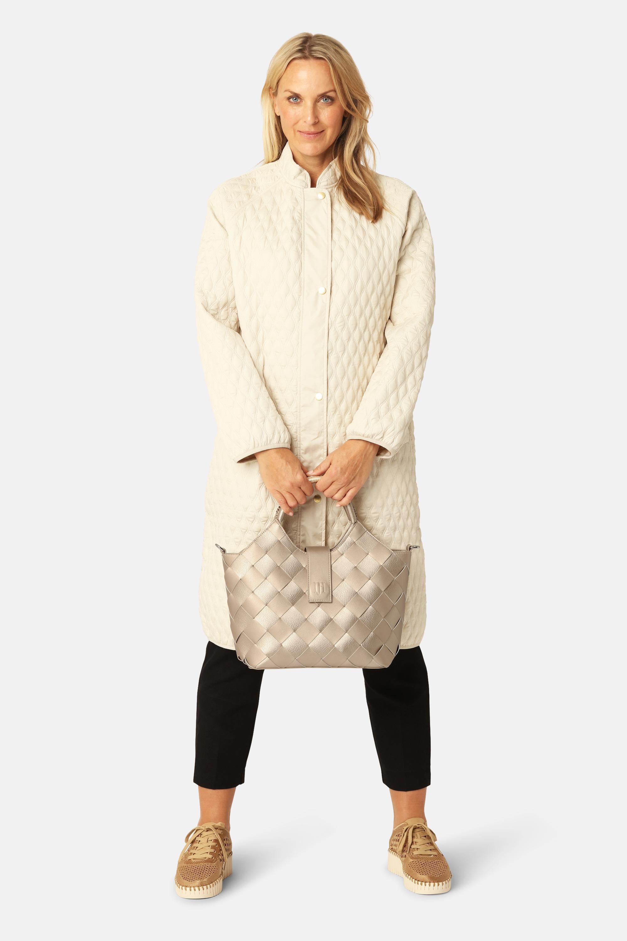 Braided Handbag - Platin