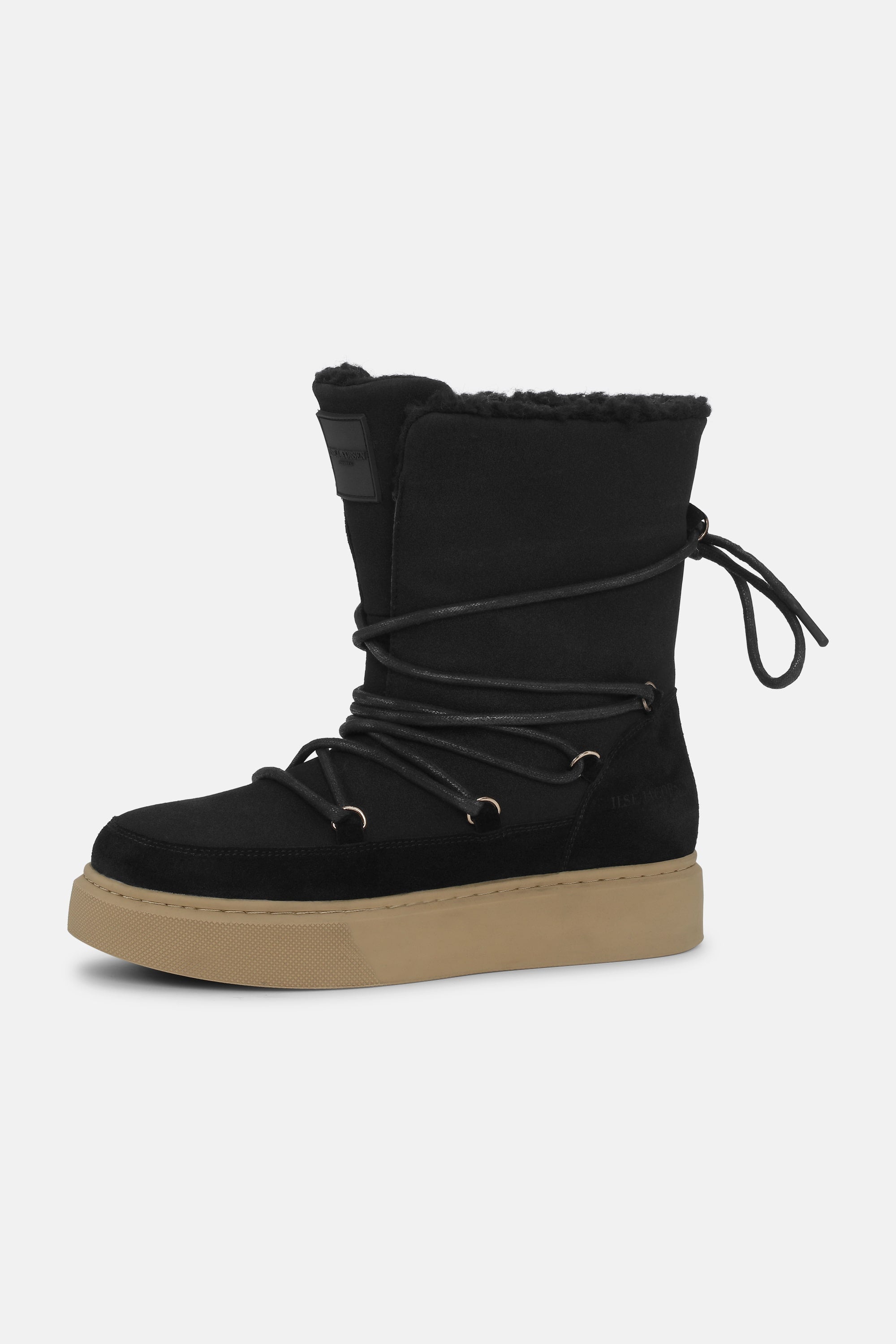 Warm Winter Low Boot - Black Natural