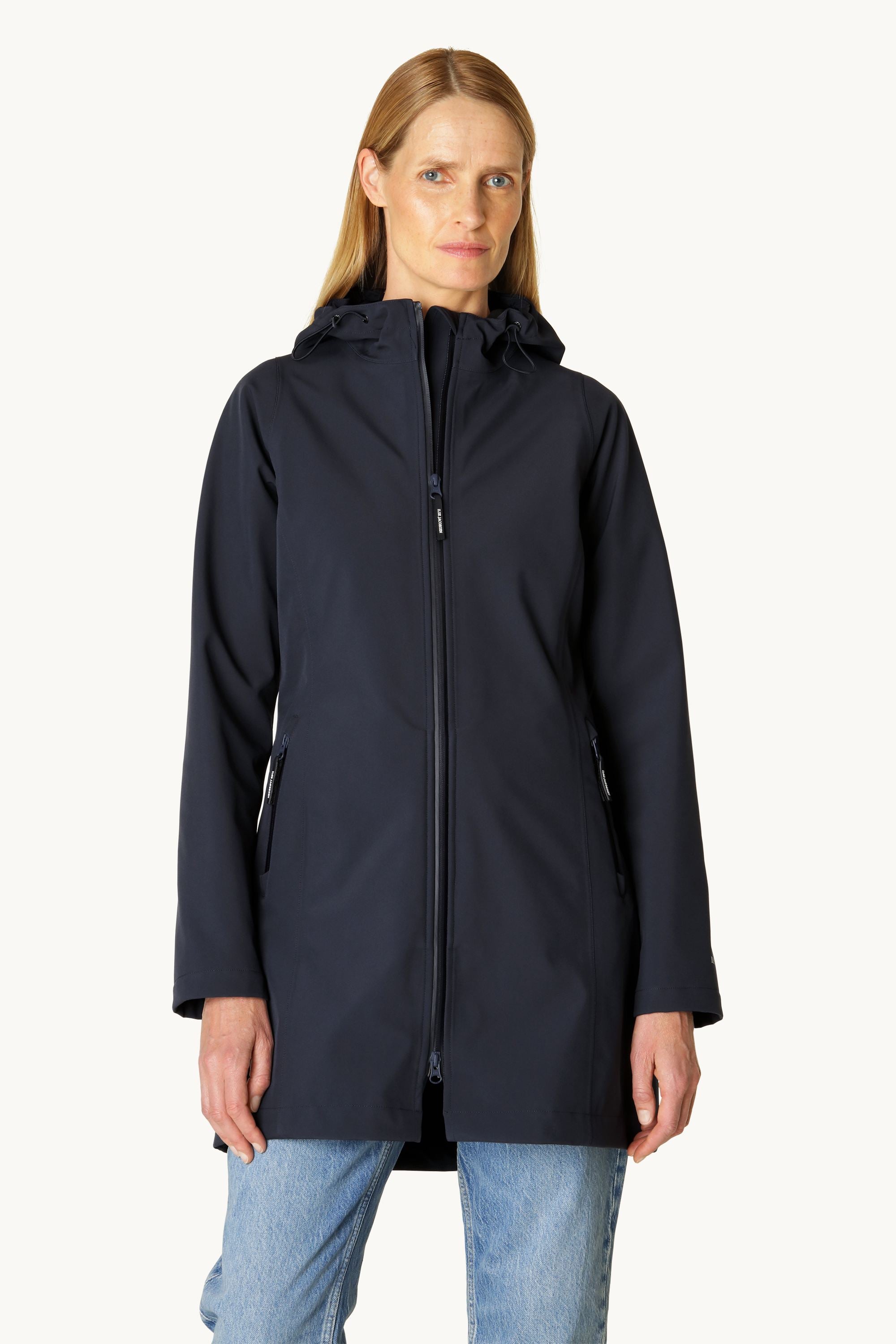 Softshell Raincoat - Dark Indigo
