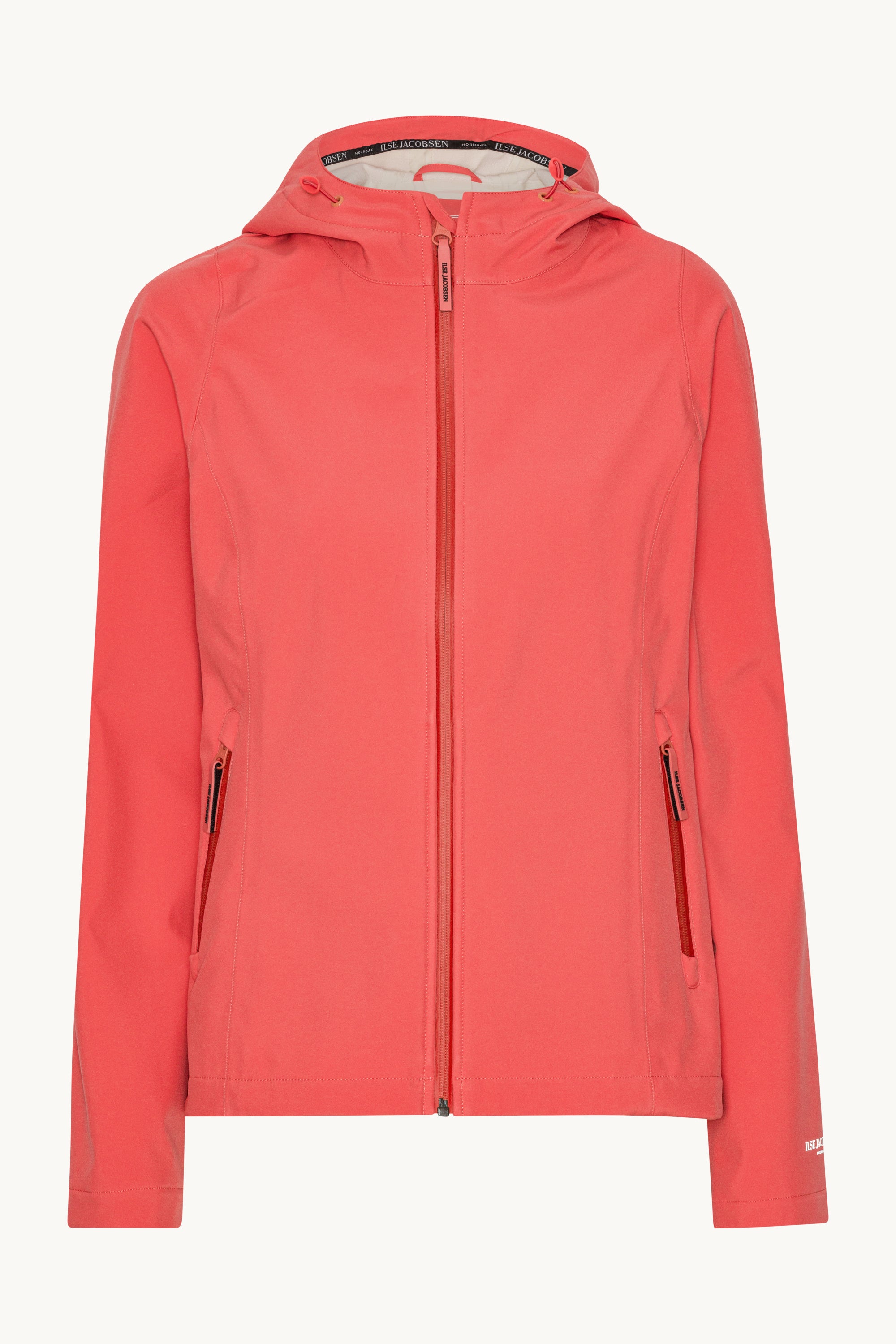 Kort Softshell Regnjacka - Spiced Coral