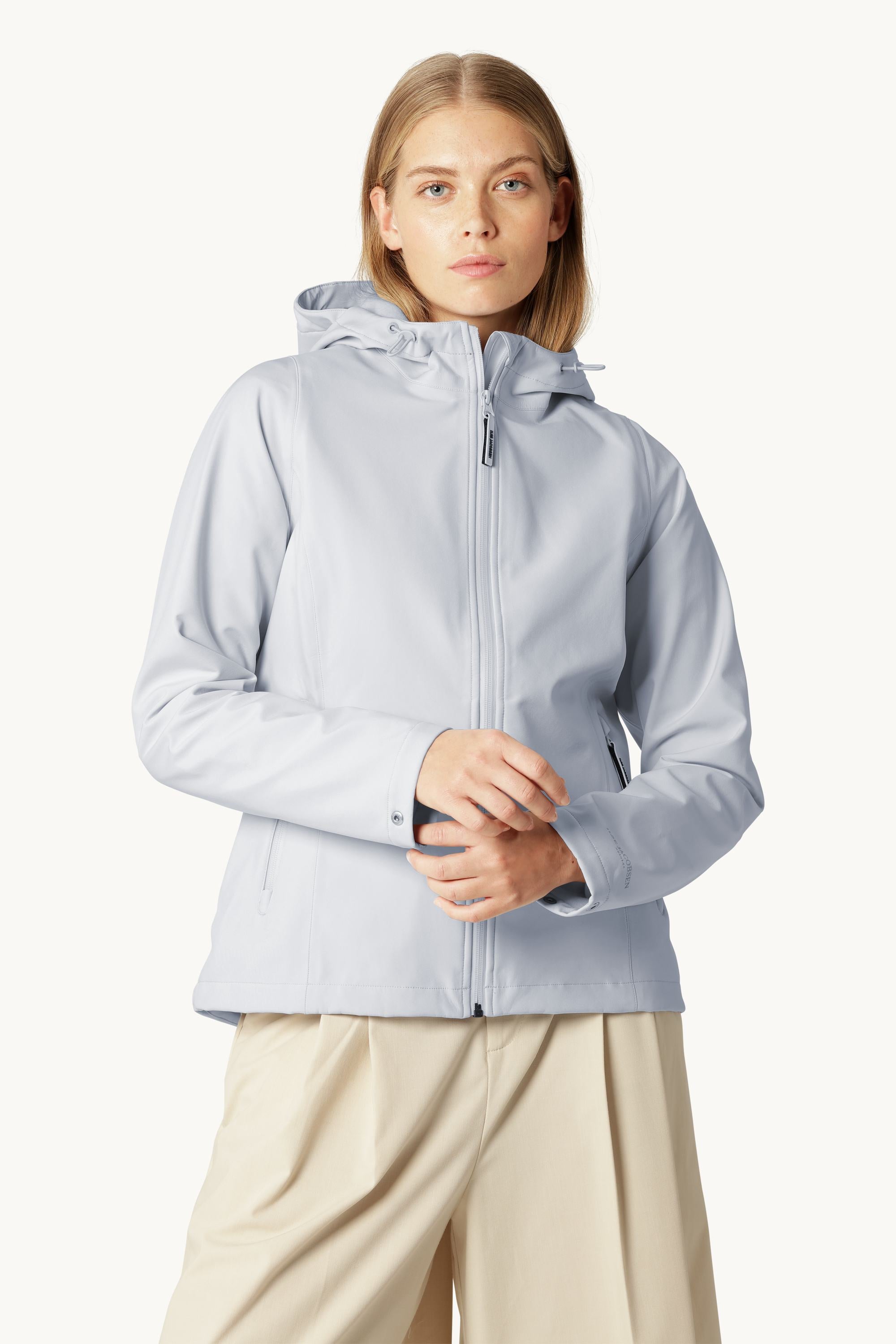 Kort Softshell Regnjacka - Heather