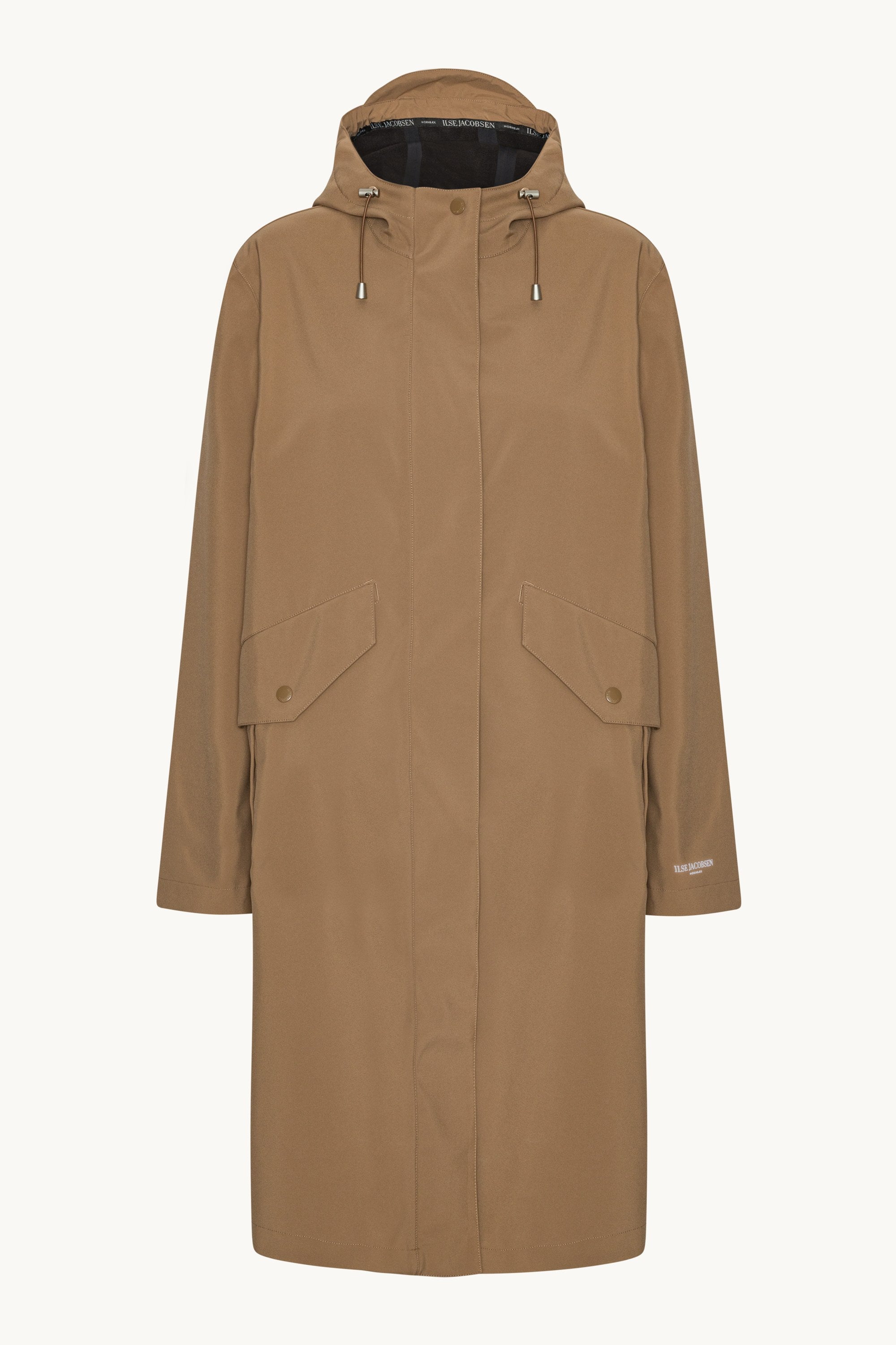 Long Softshell Raincoat - Mocca