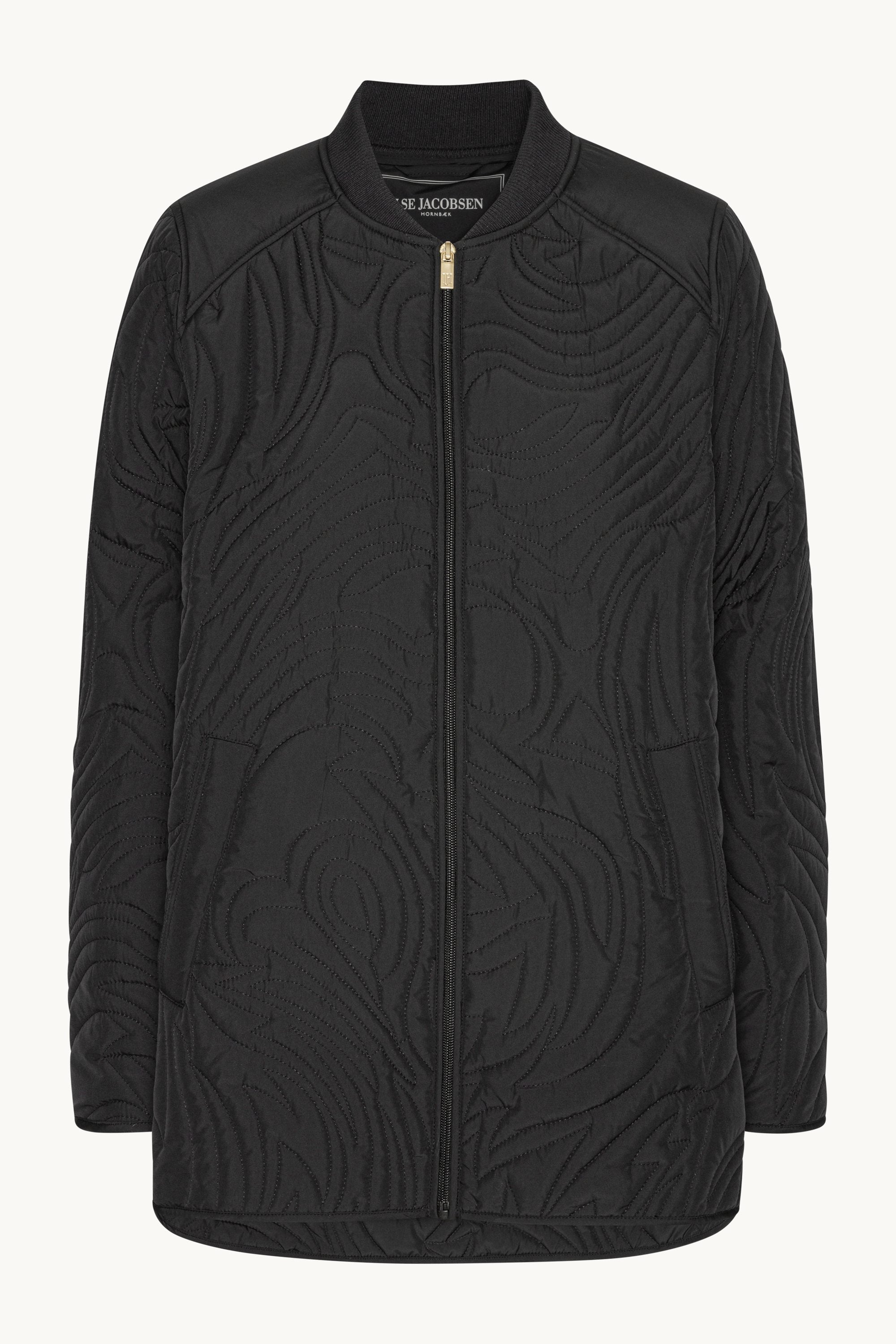 Kort Quiltad Jacka - Black