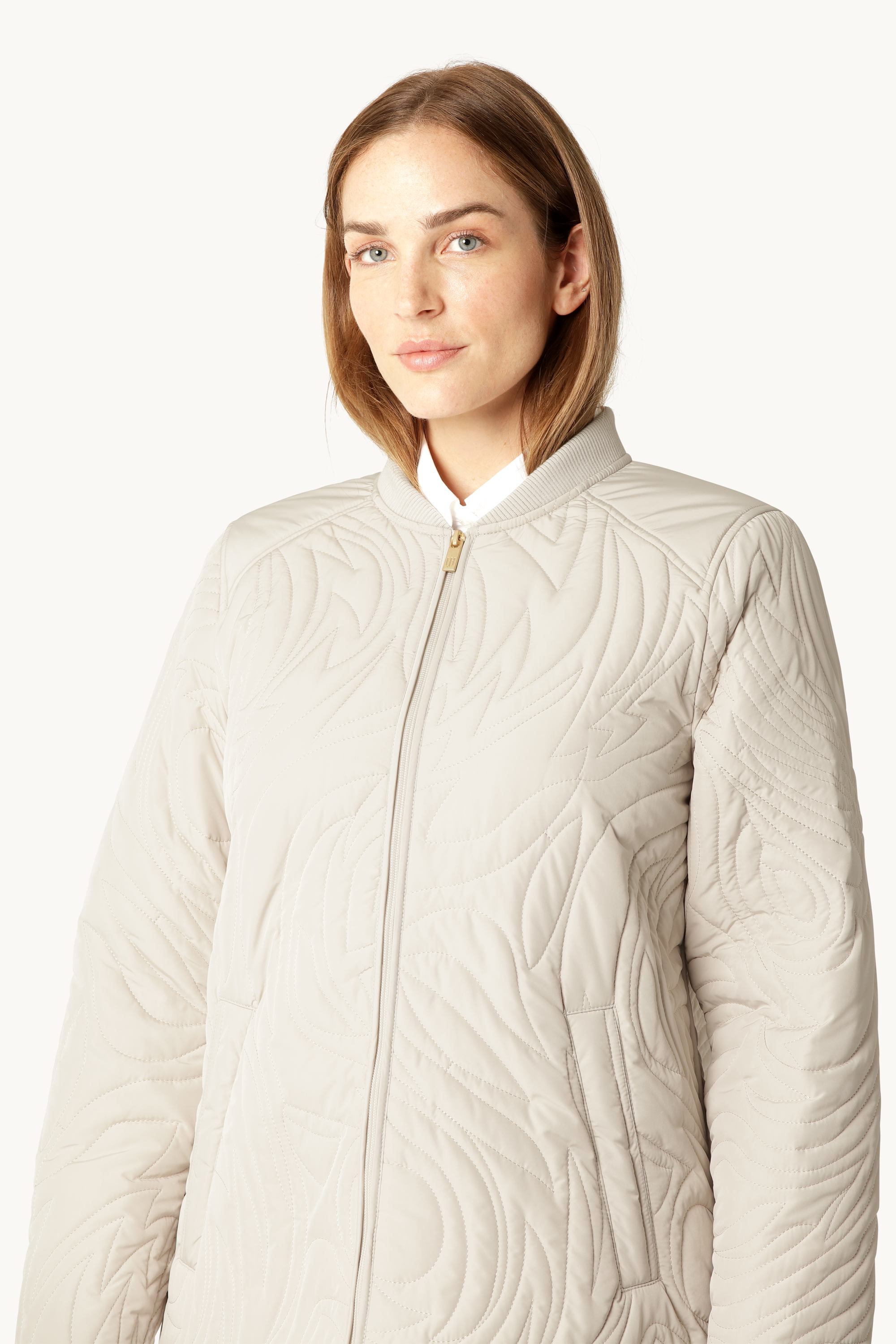 Kort Quiltad Jacka - Kit