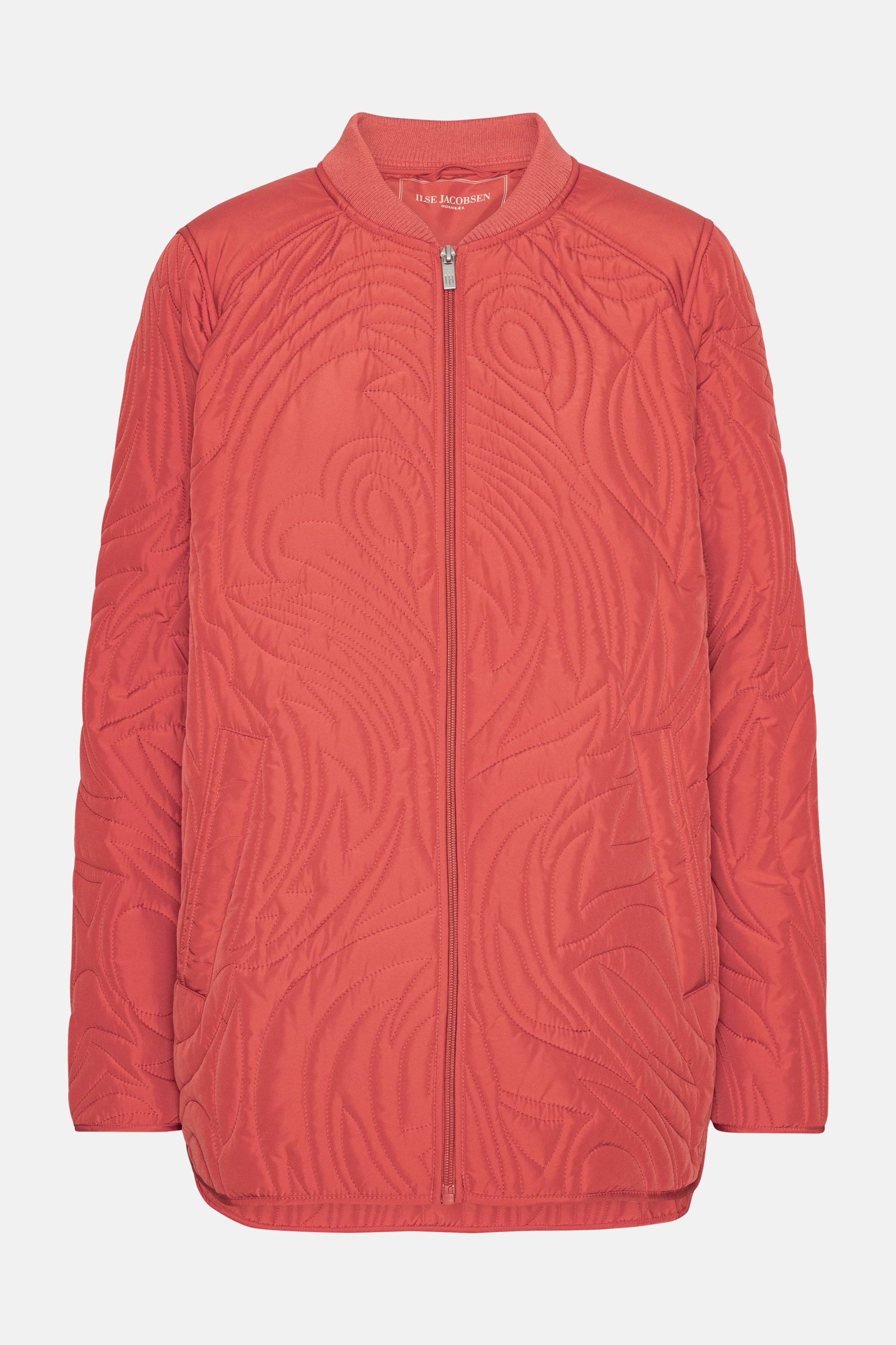 Kort Quiltad Jacka - Baked Apple