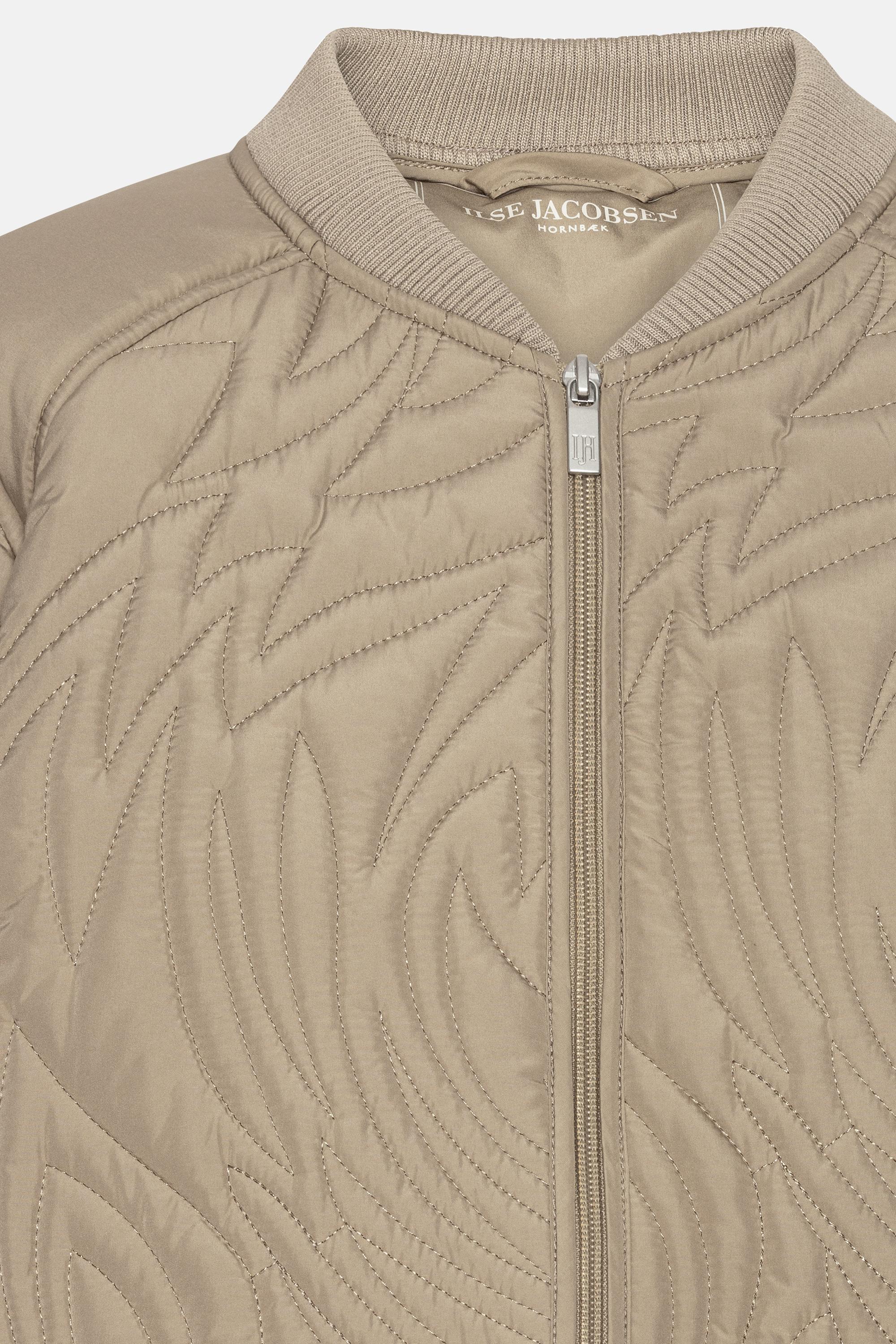 Kort Quiltad Jacka - Coriander