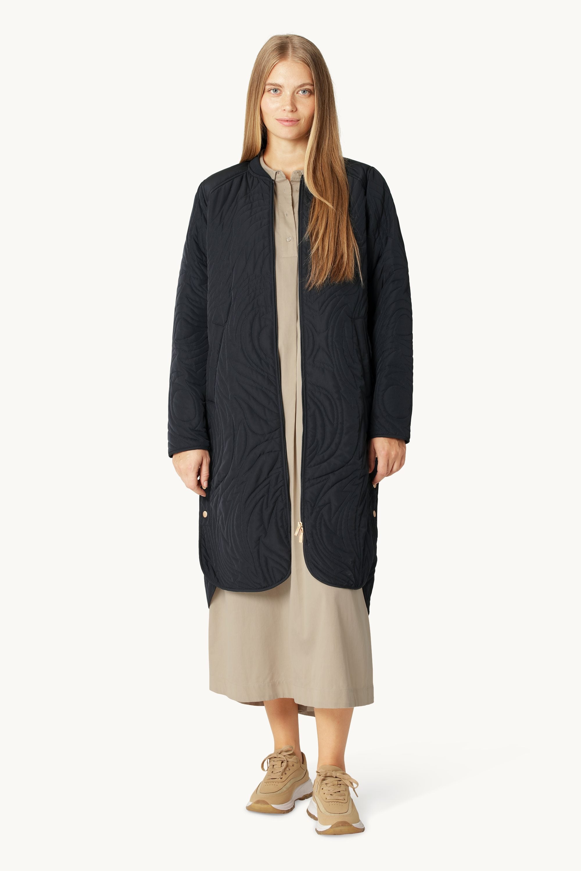 Quiltad Jacka - Dark Indigo