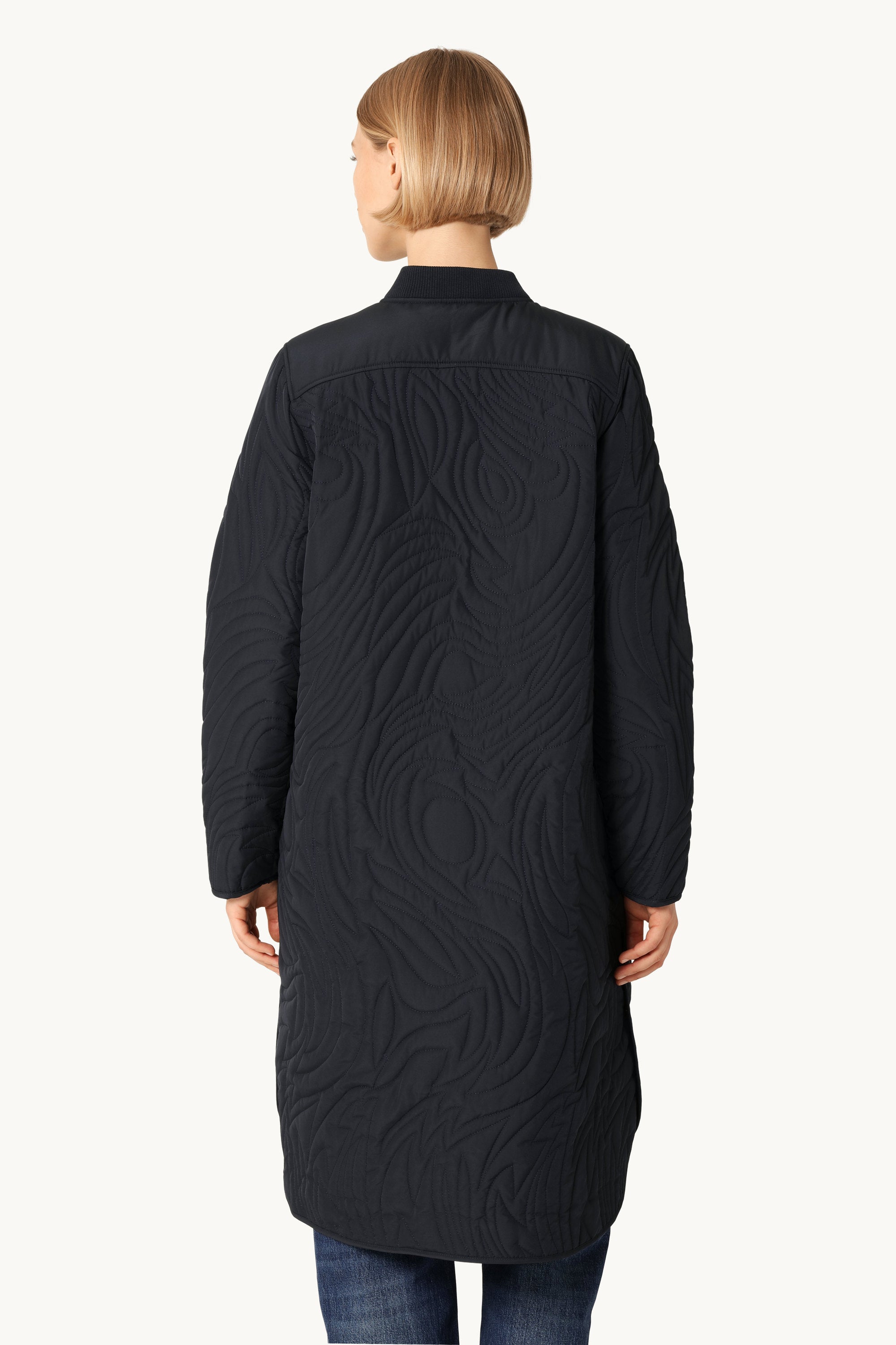 Quiltad Jacka - Dark Indigo