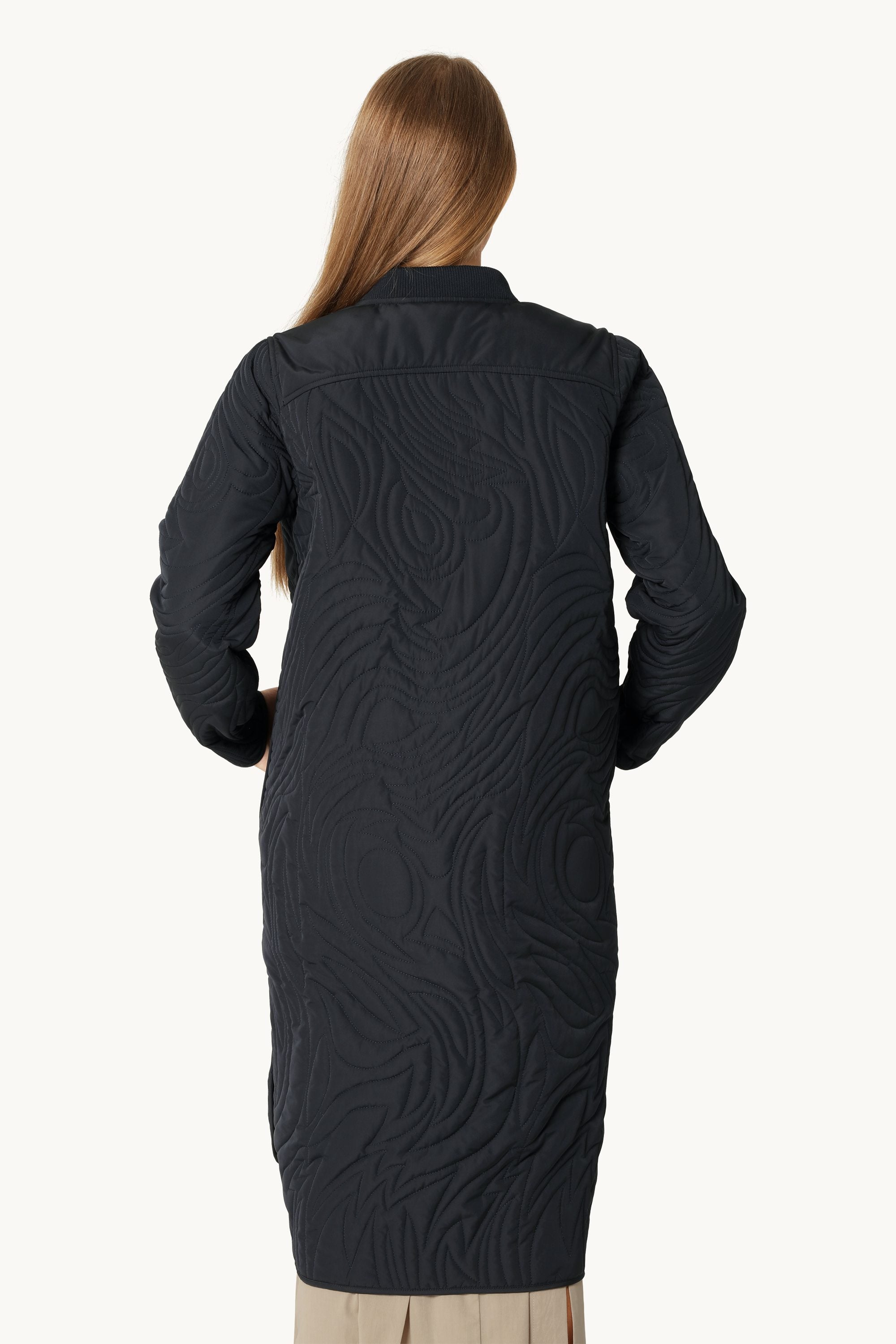 Quiltad Jacka - Dark Indigo