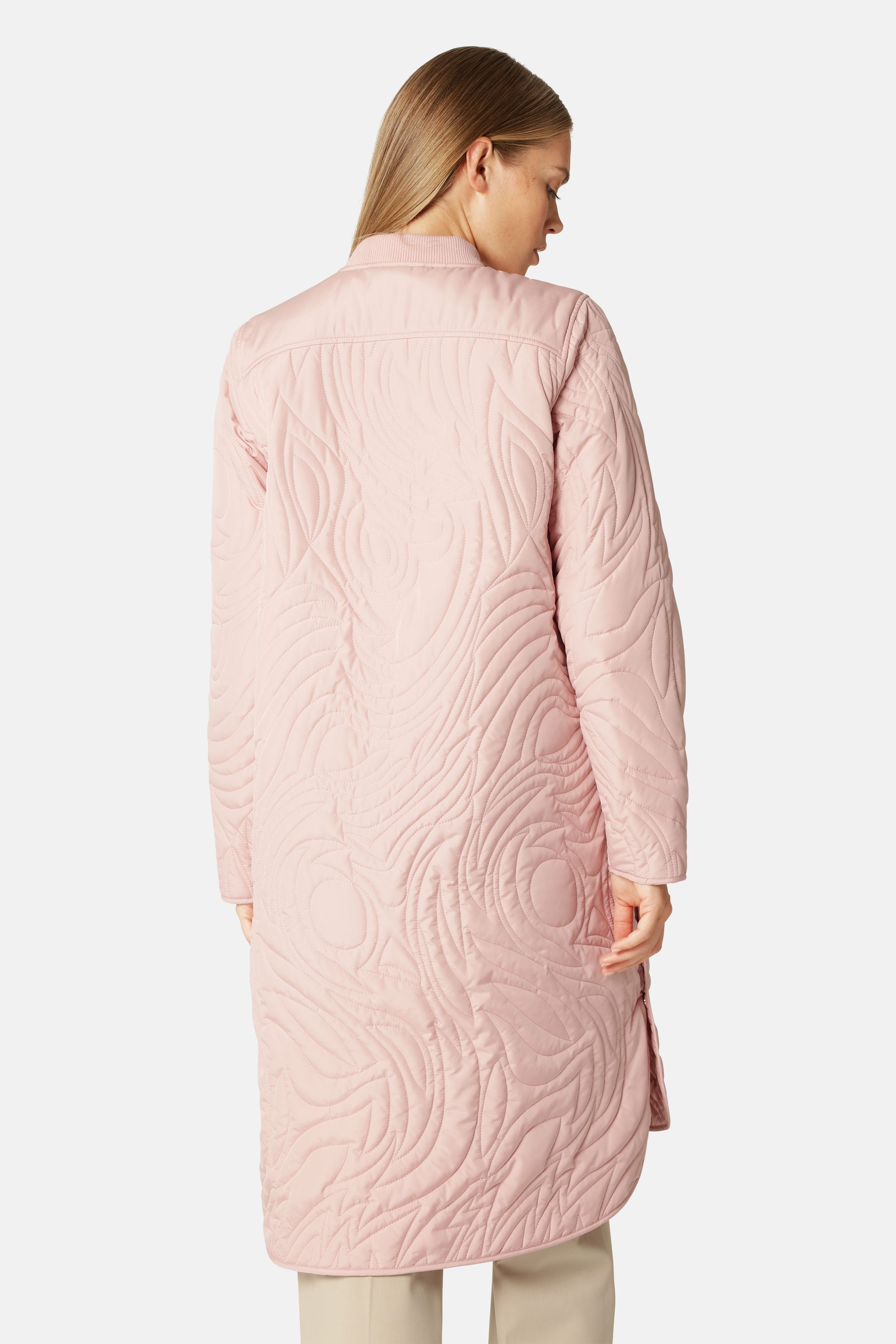 Quiltad Jacka - Peachskin