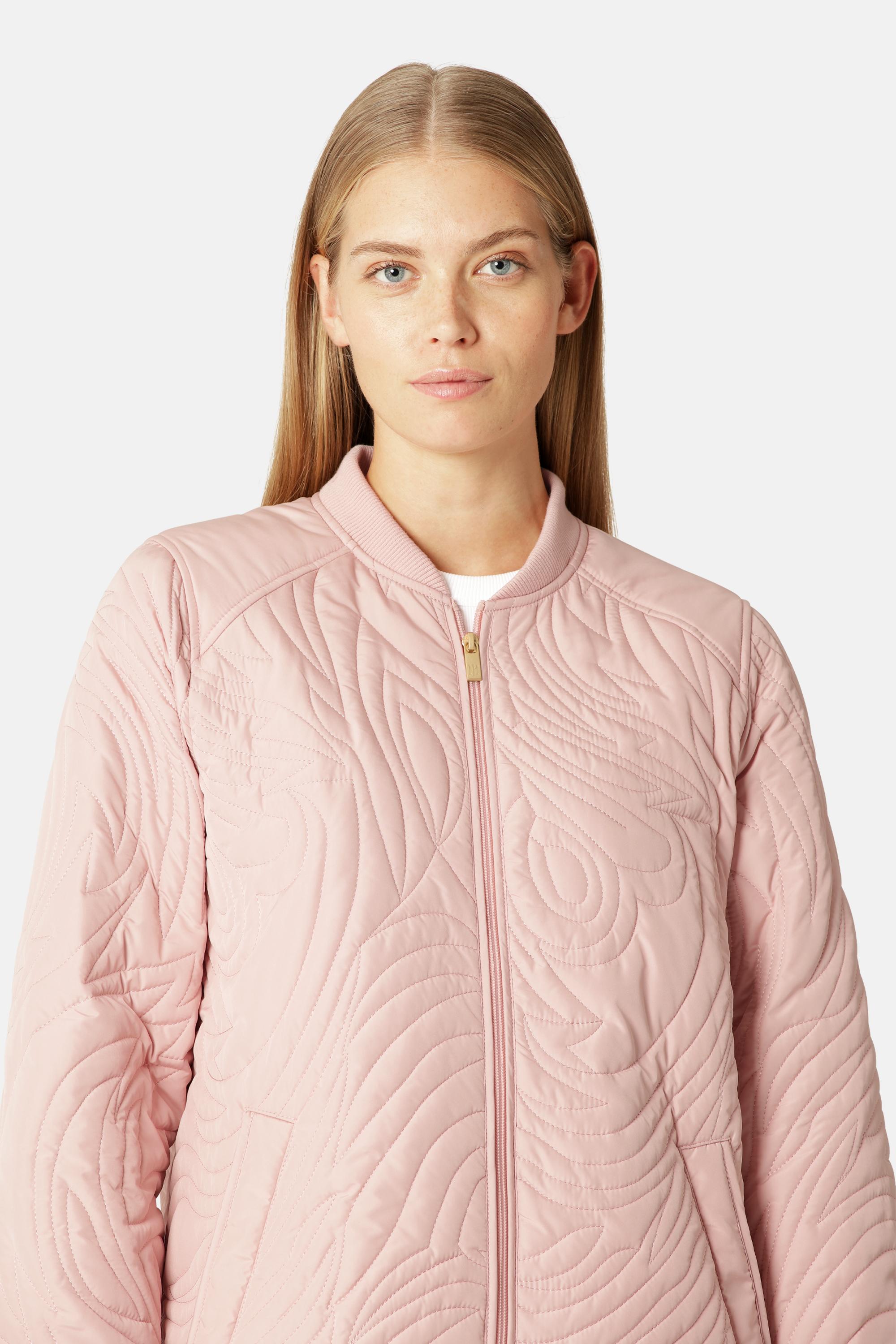 Quiltad Jacka - Peachskin