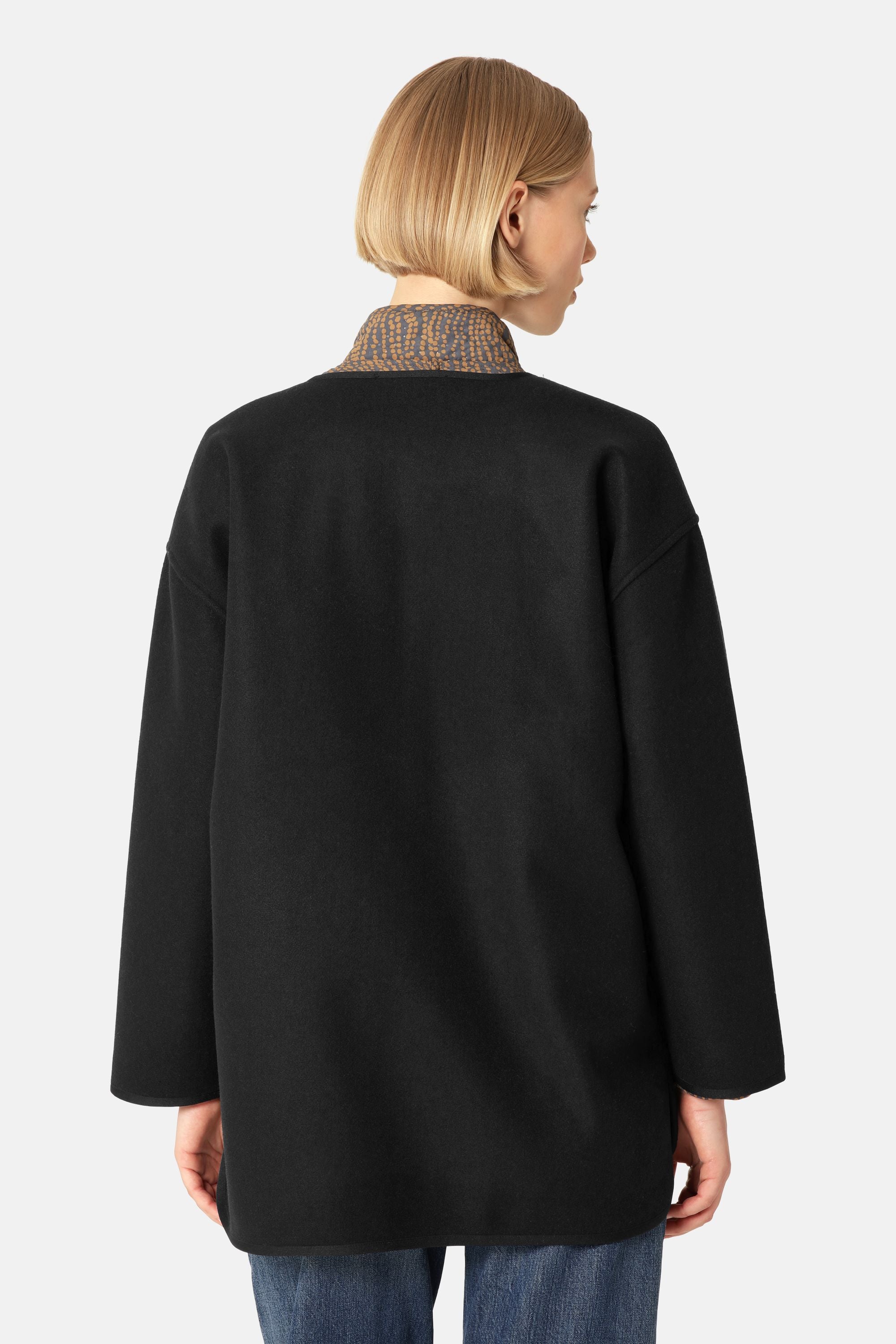 Filtad Casual Jacka - Black