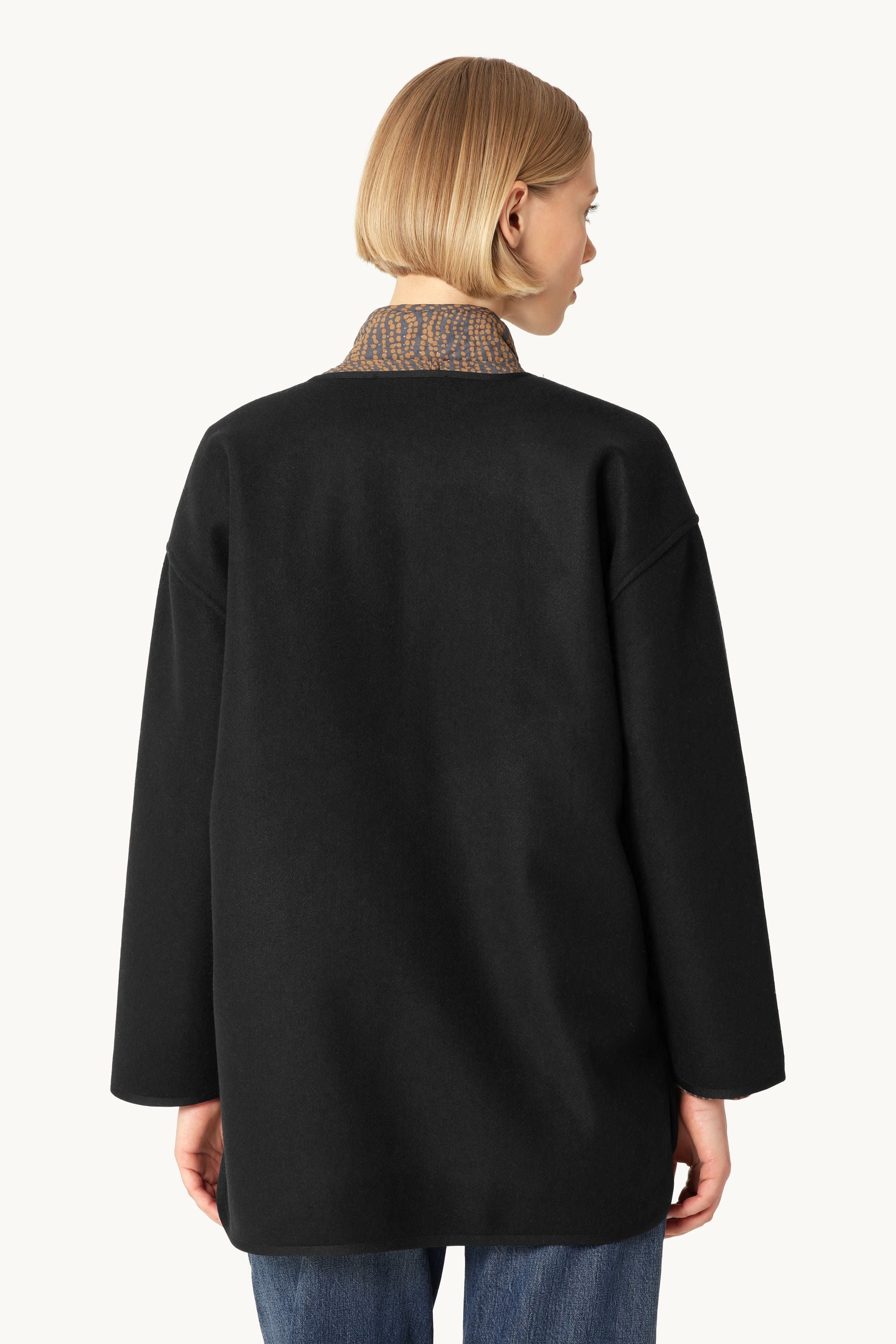 Filtad Casual Jacka - Black