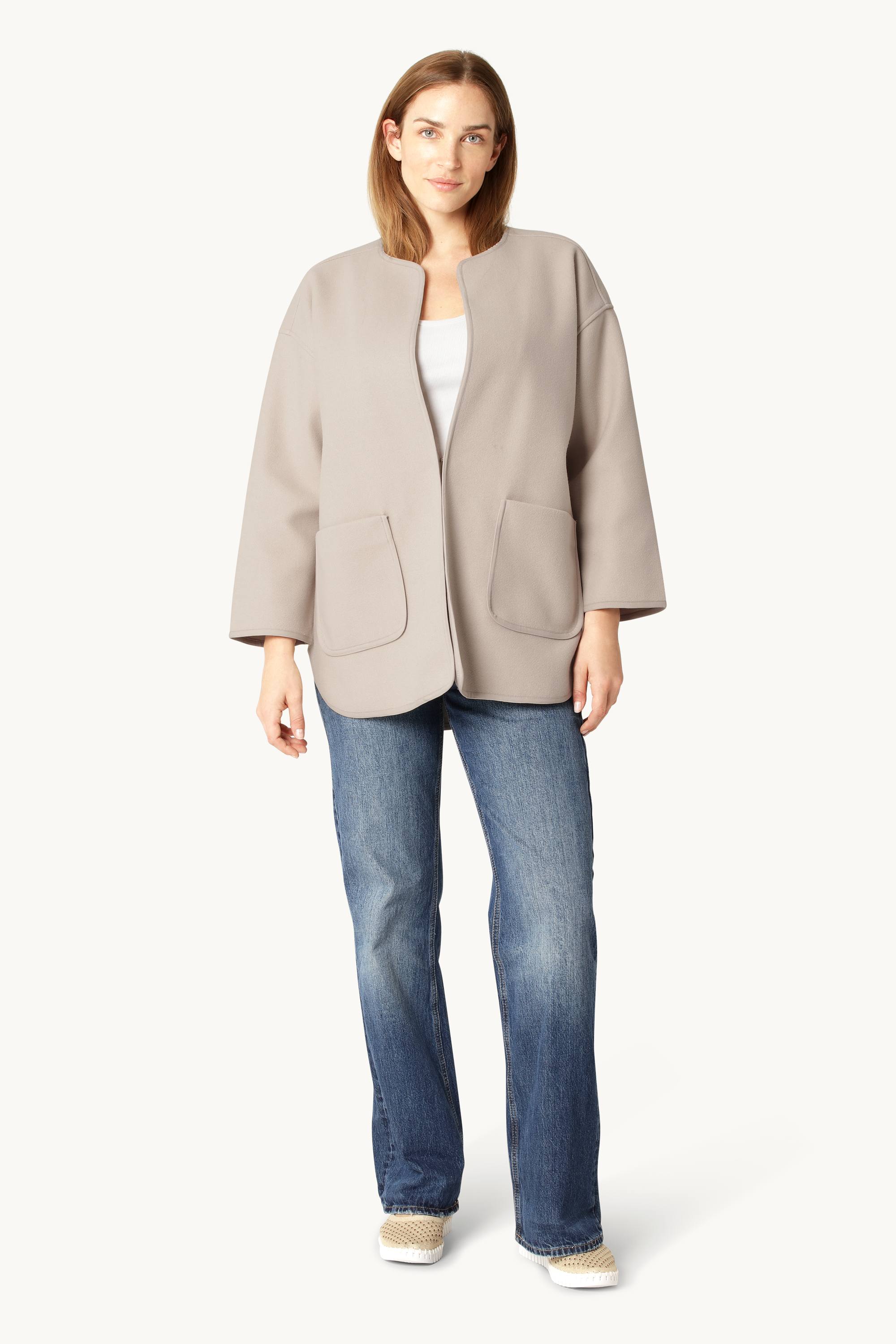 Filtad Casual Jacka - White Pepper