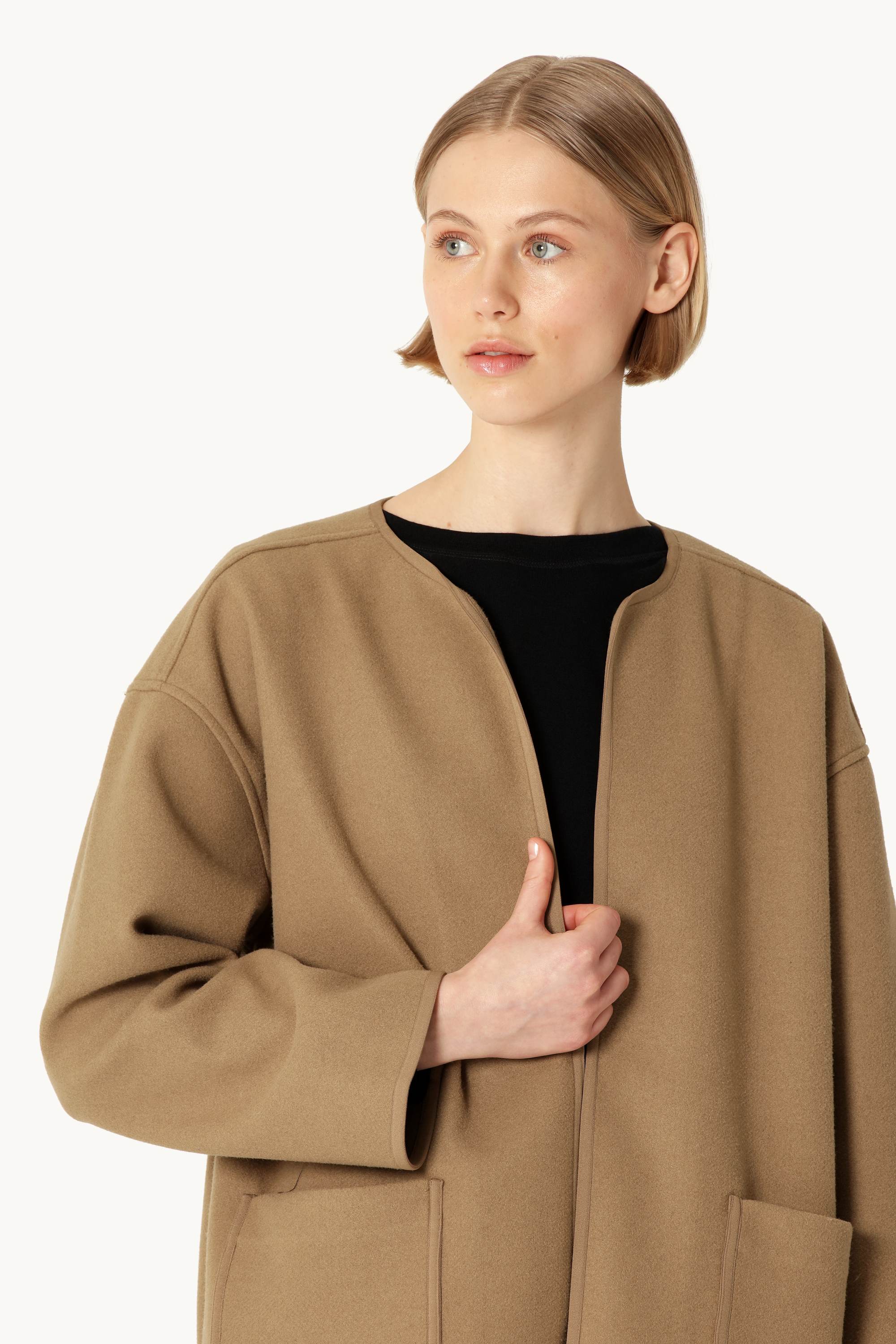 Filtad Casual Jacka - Mocca