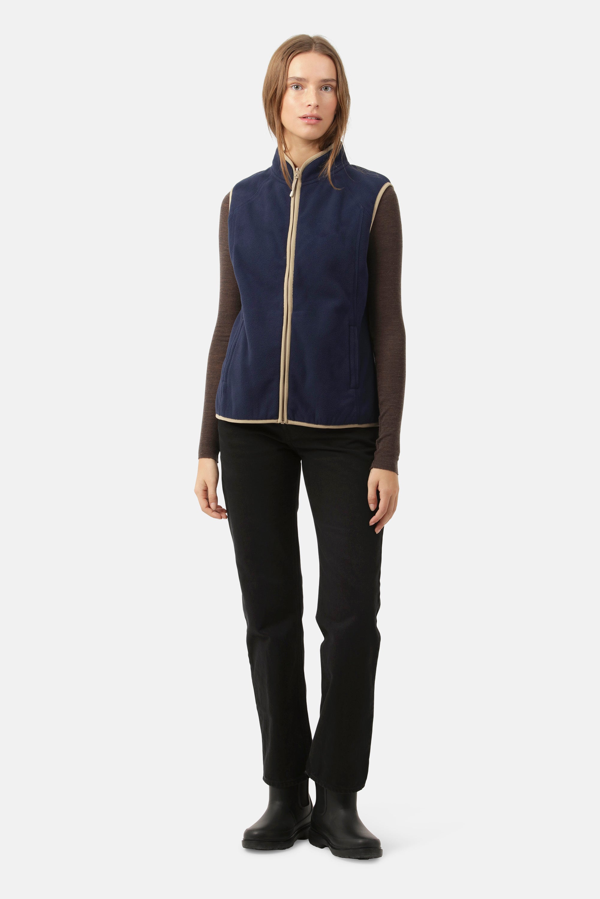 Ilse Jacobsen Hornbæk Outerwear Fleece Vest Vest 600 Navy