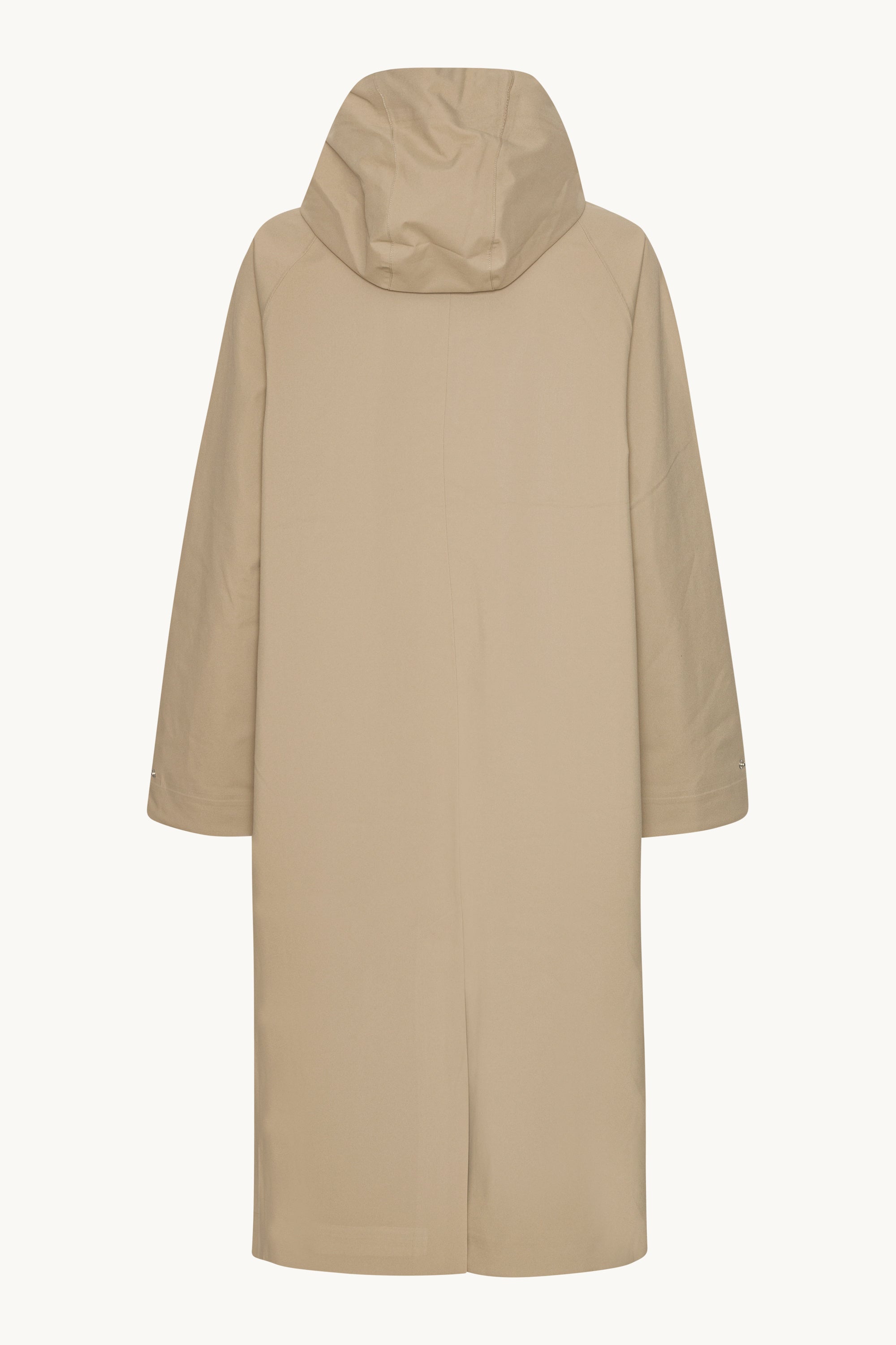 Long Rain Coat - Greige