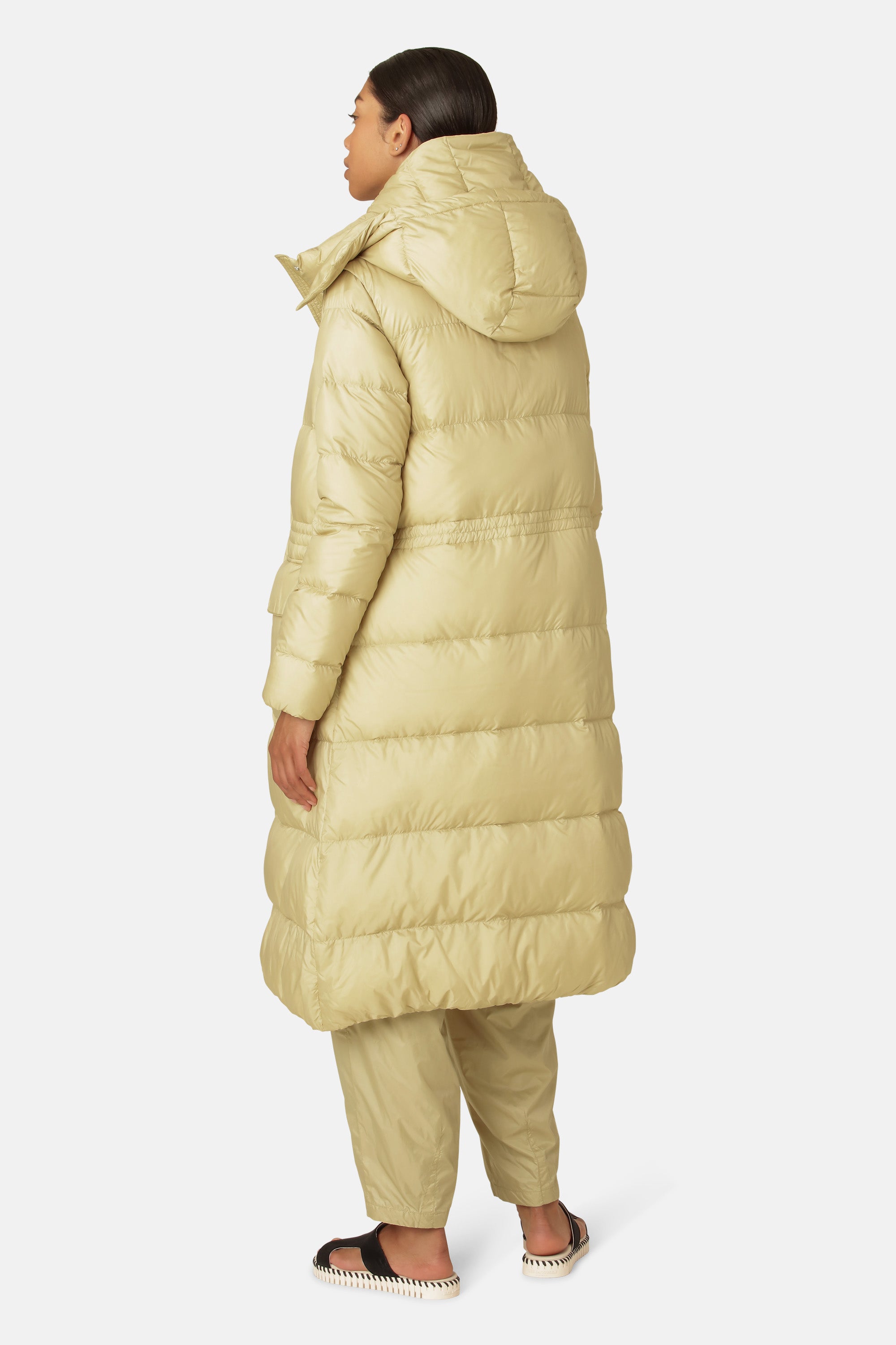 Ilse Jacobsen Hornbæk Outerwear Long Down Vest Puffer vest 459 Olive Grass