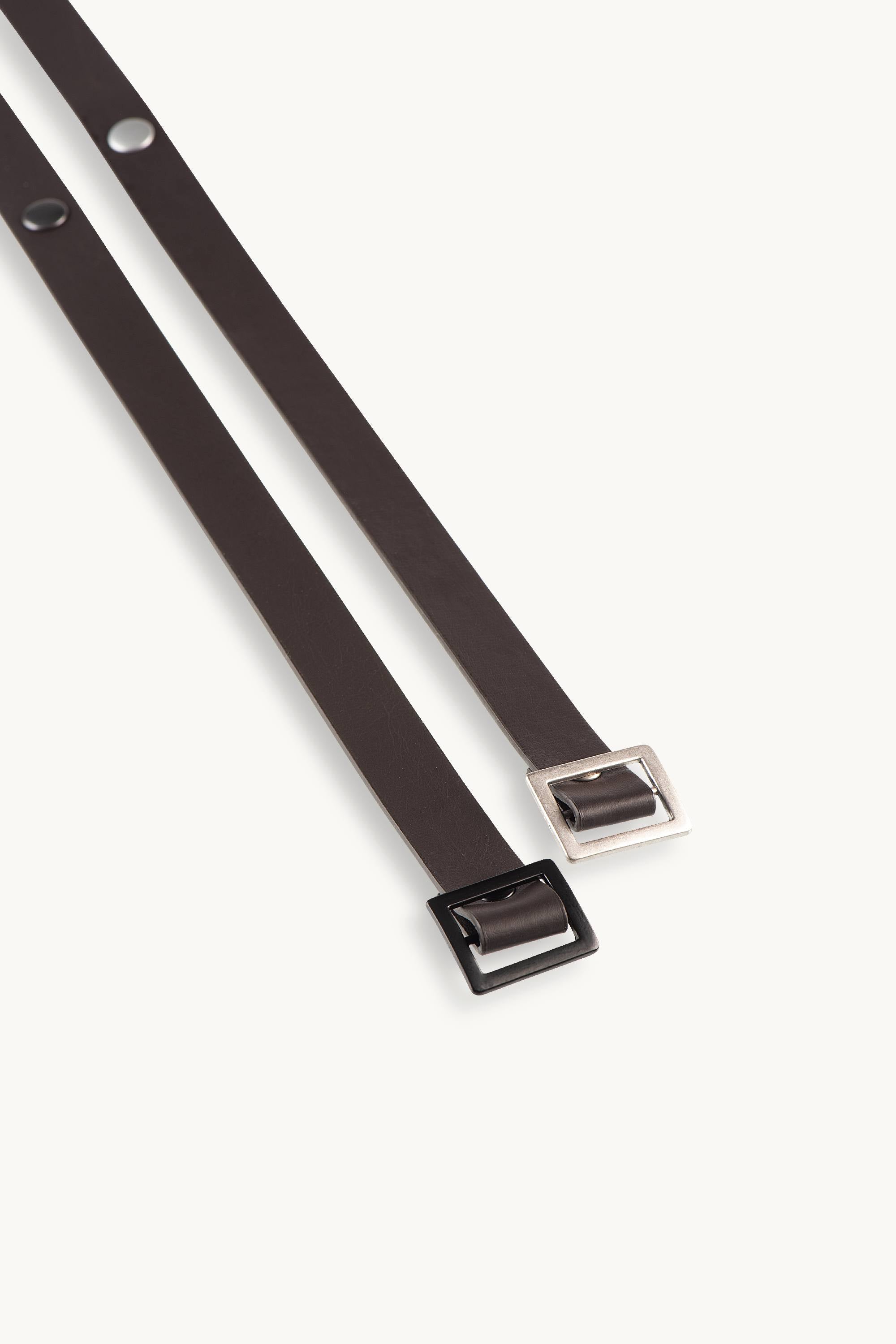 Neck Strap - Brown Black Oxidized