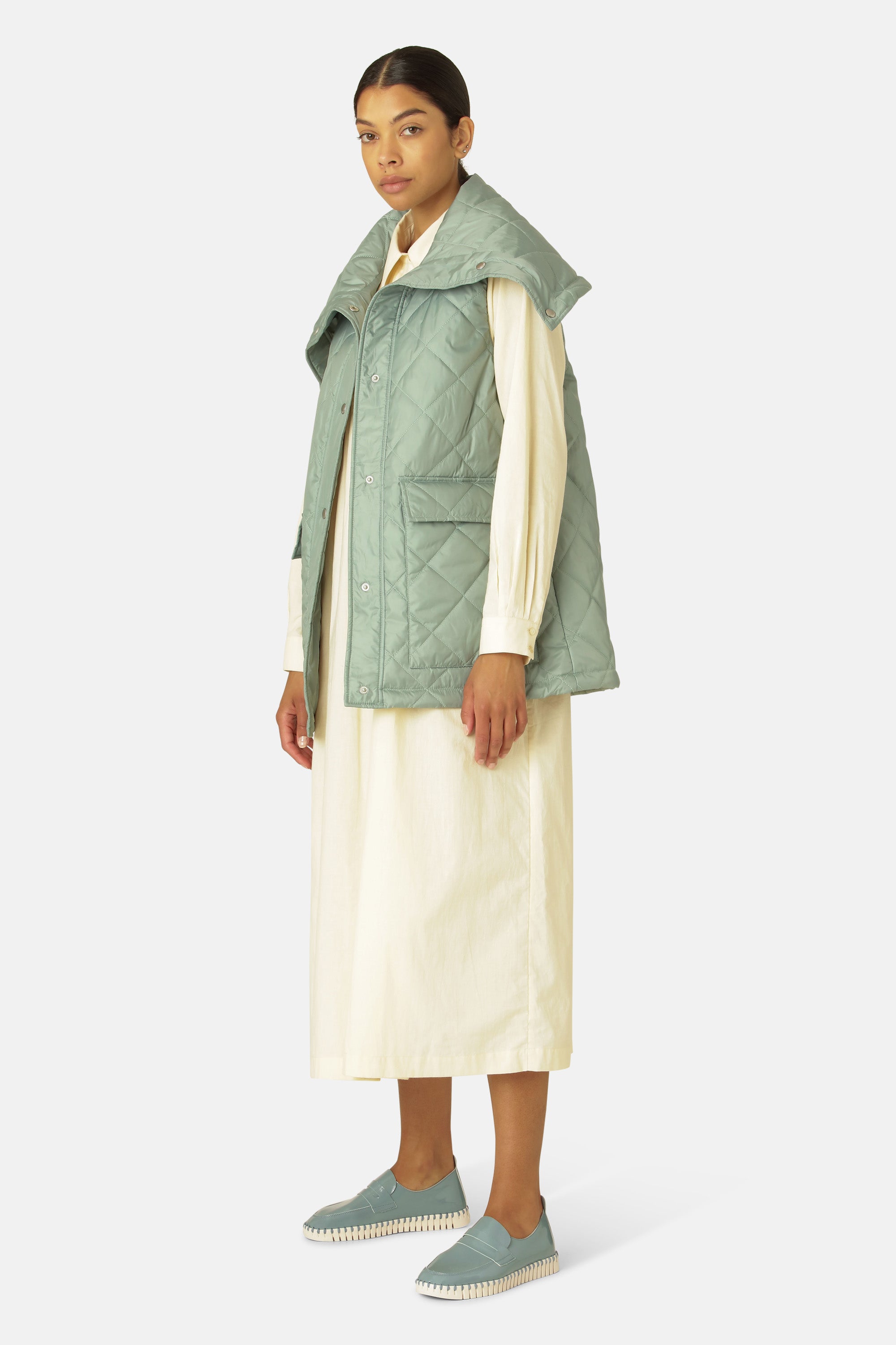 Ilse Jacobsen Hornbæk Outerwear Padded Vest Vest 451 Bleached