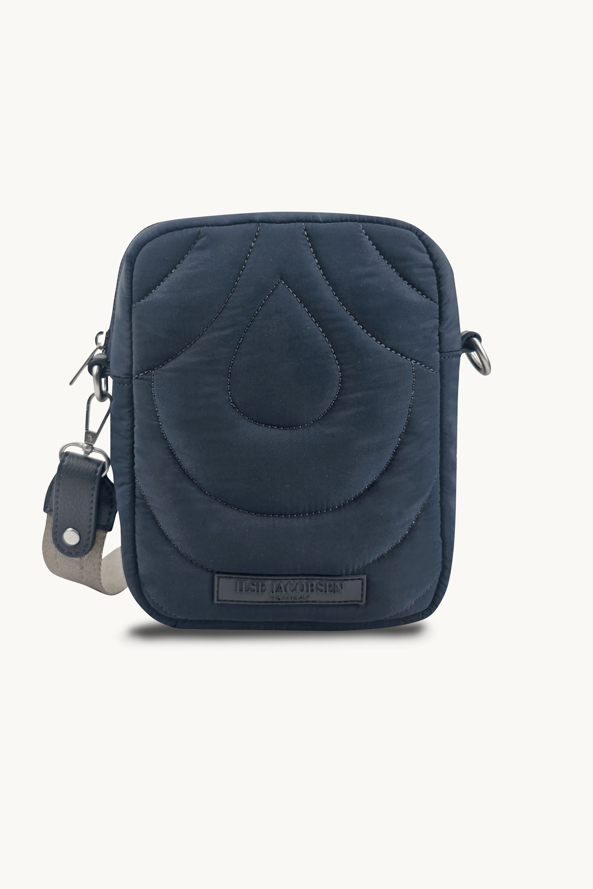 Liten Quiltad Crossbodyväska - Dark Indigo