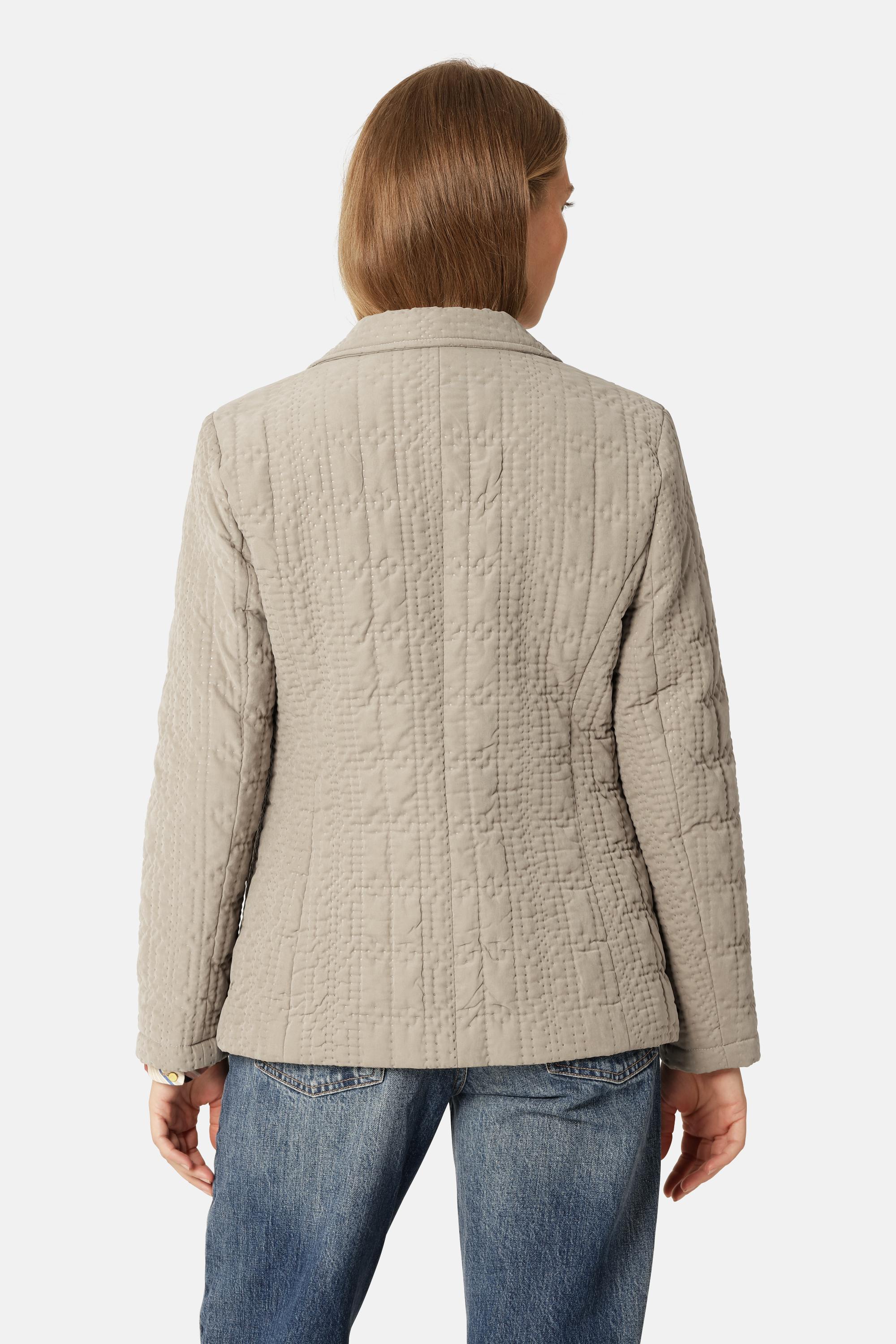 Quiltad Blazer - Greige