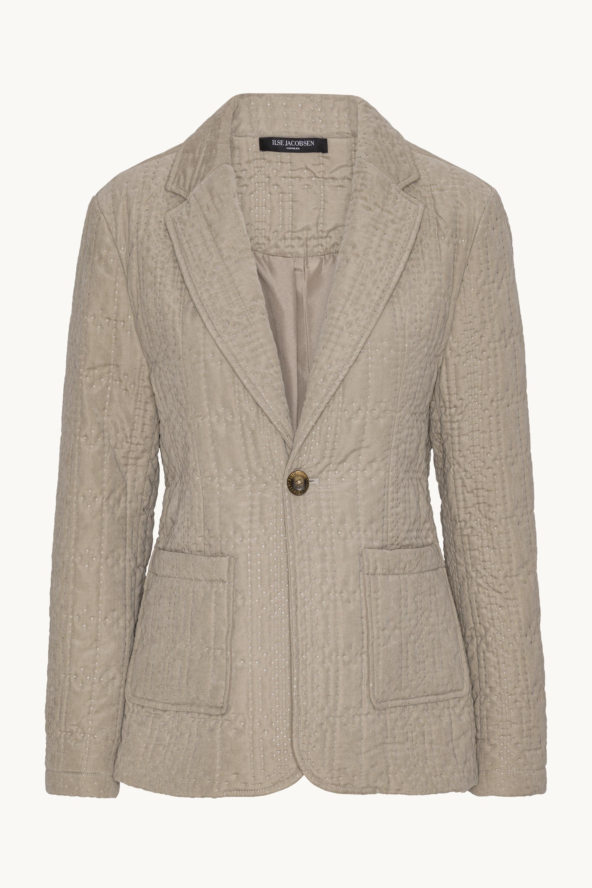 Quiltad Blazer - Greige