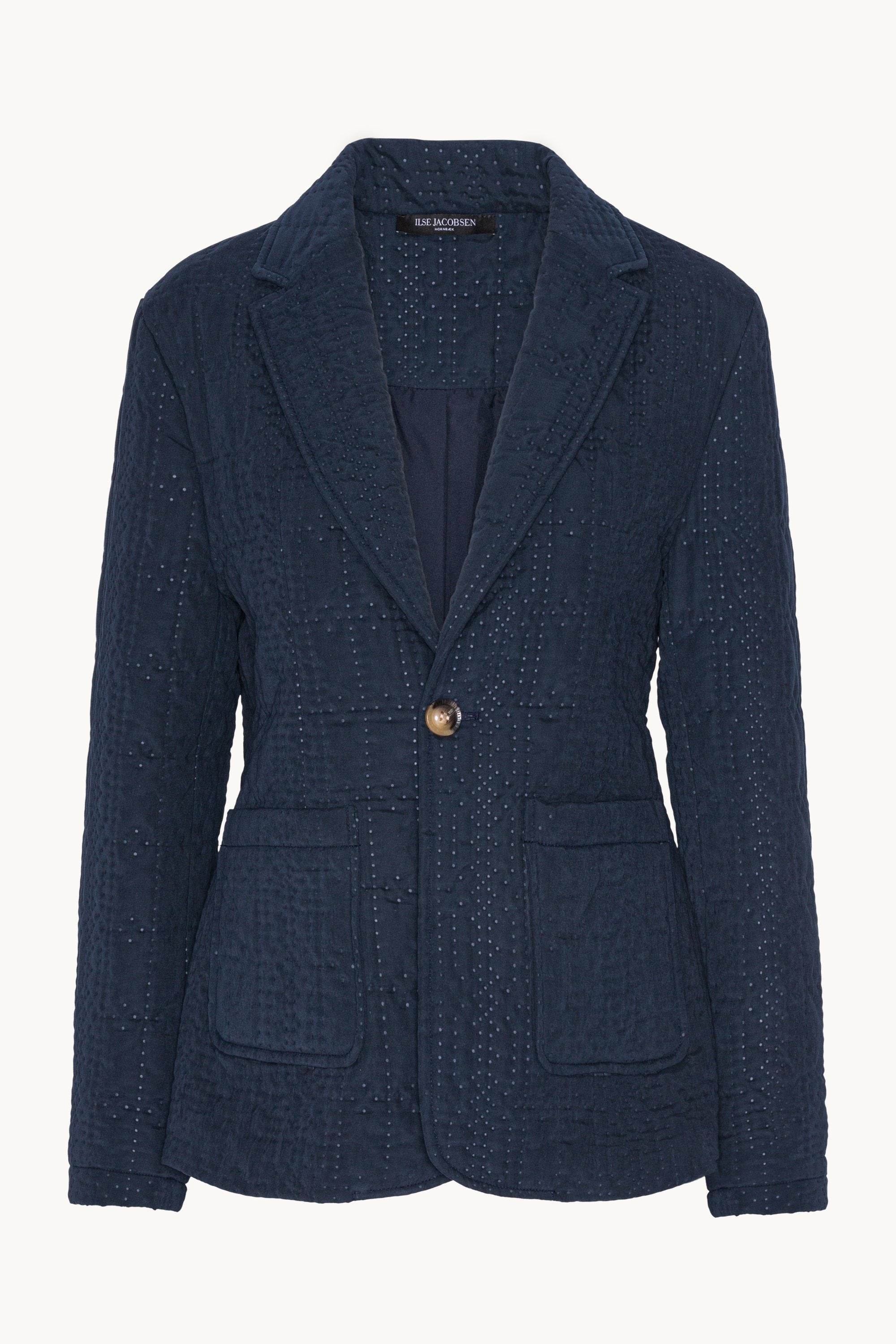 Quiltad Blazer - Dark Indigo