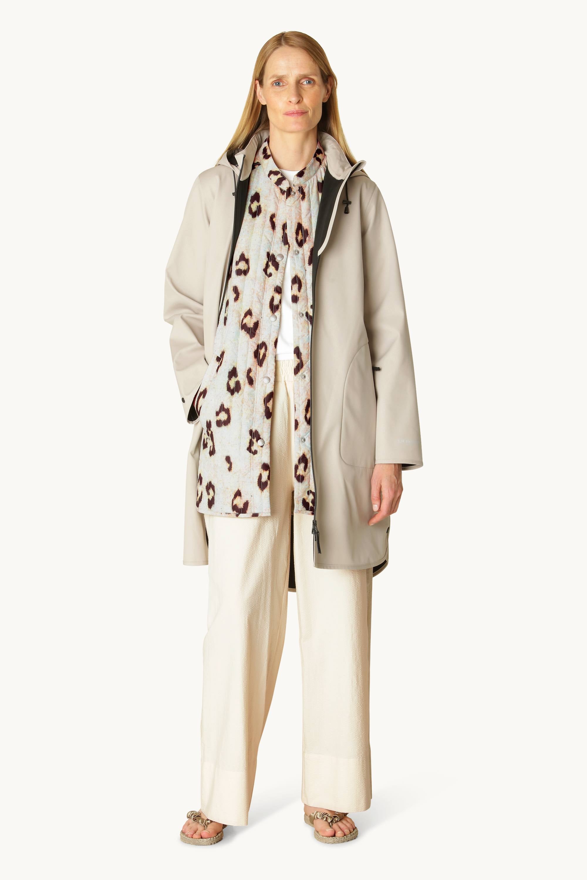 Softshell Regnjacka A-linje - Chateau Gray