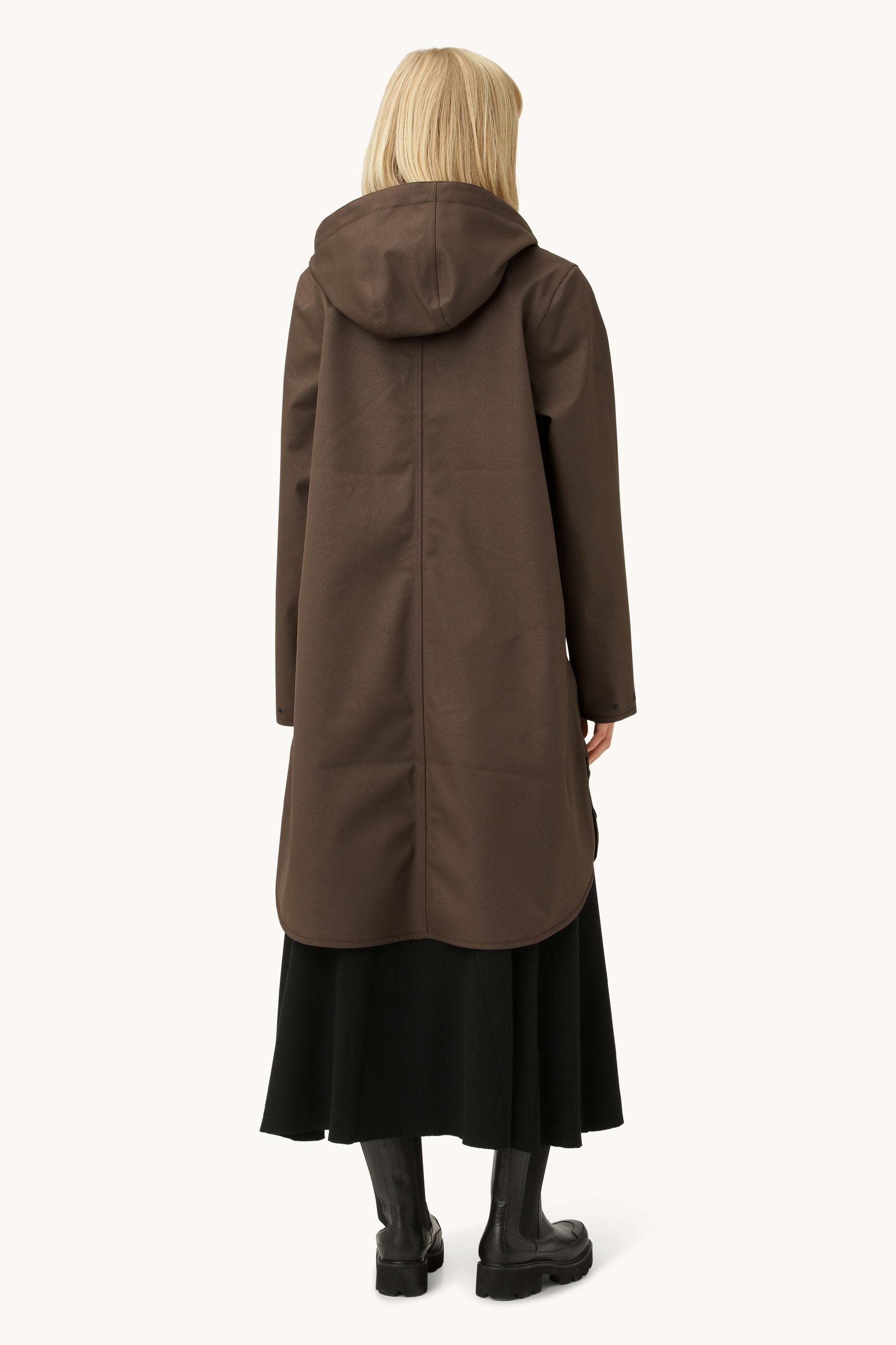 Softshell Regnjacka A-linje - Chocolate Brown