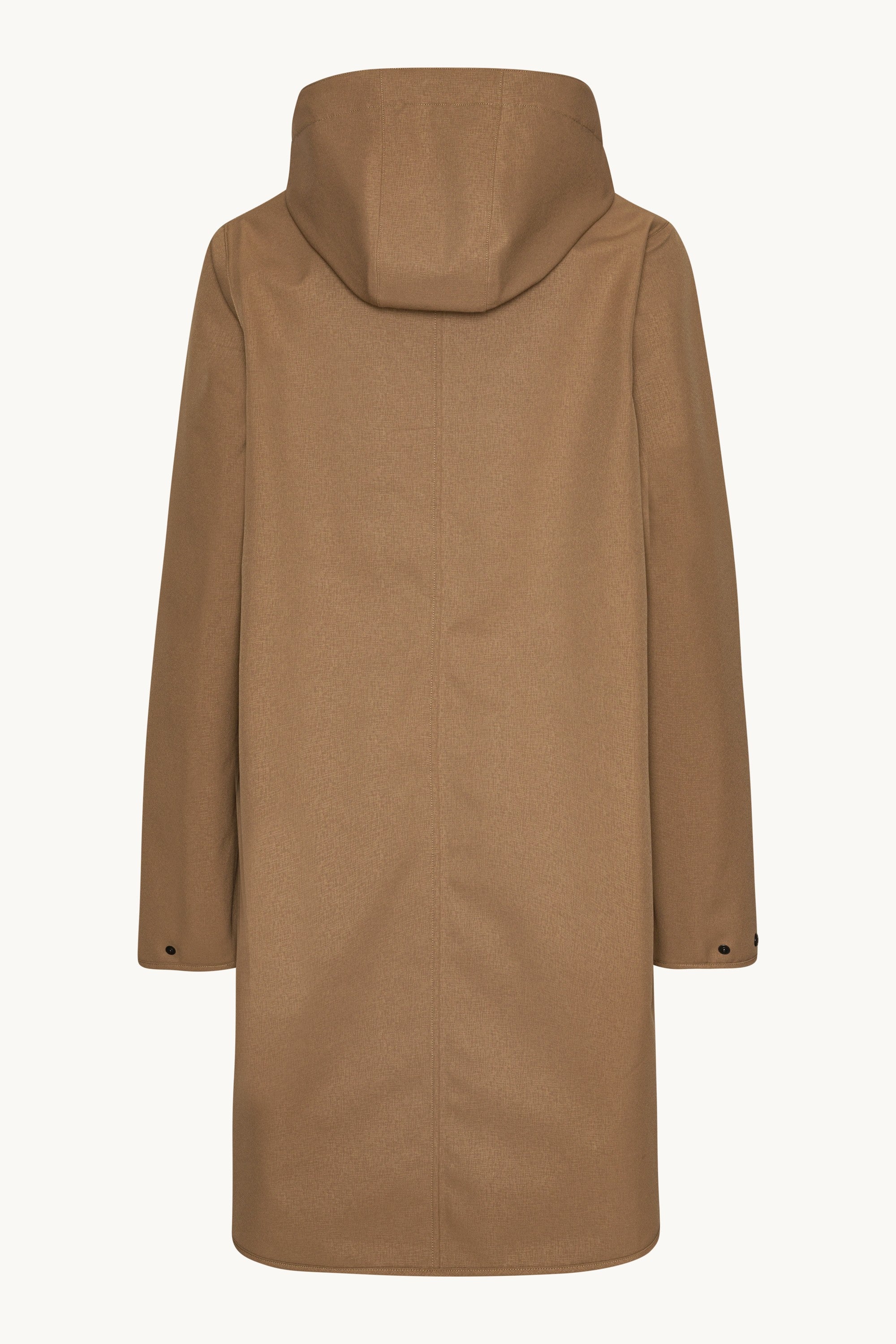 Softshell Regnjacka A-linje - Mocca